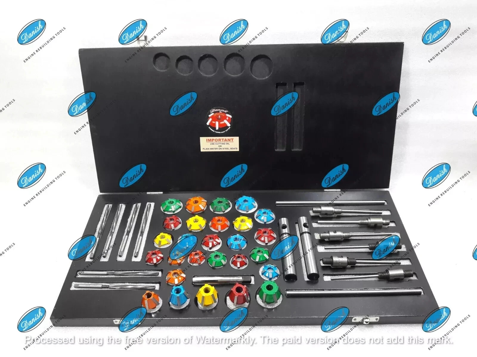 New Valve Job Seat Cutter Set Carbide Tipped For Motorcycles 3 Angle