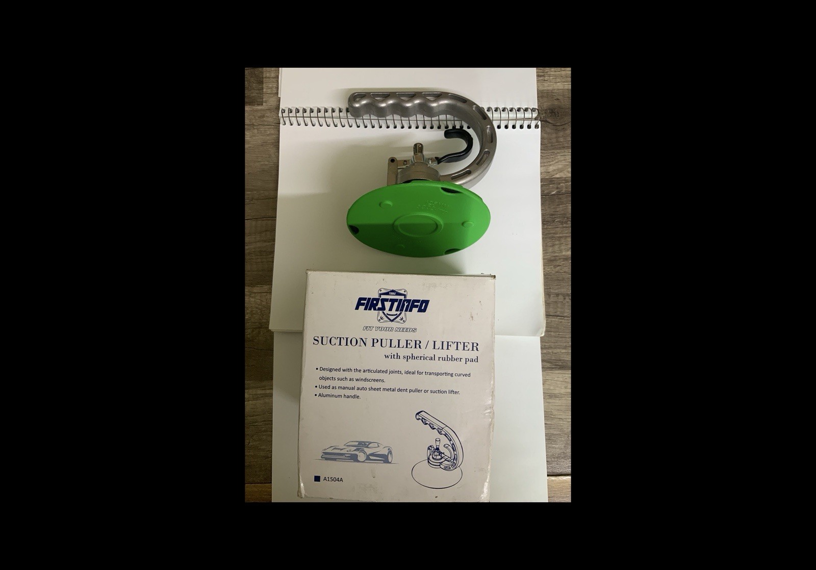 FIRSTINFO 125mm Aluminum Suction Cup Dent Puller Glass Windshield Lifter New