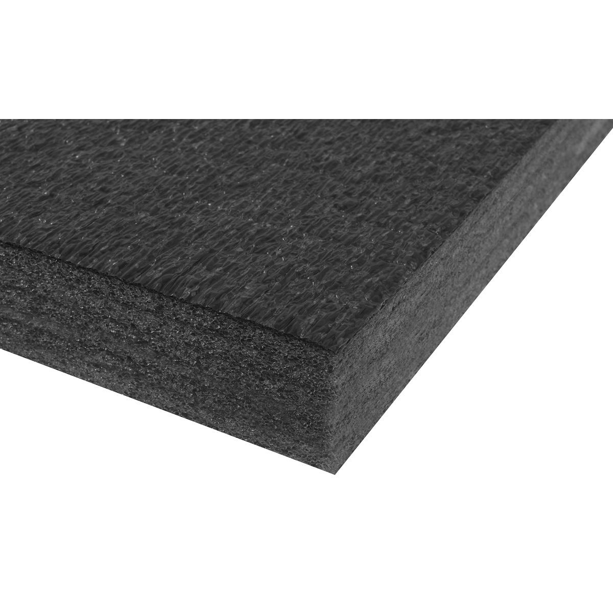 Sealey Easy Peel Shadow Foam&reg; 1200 x 550 x 50mm – Black/Black SF50BK