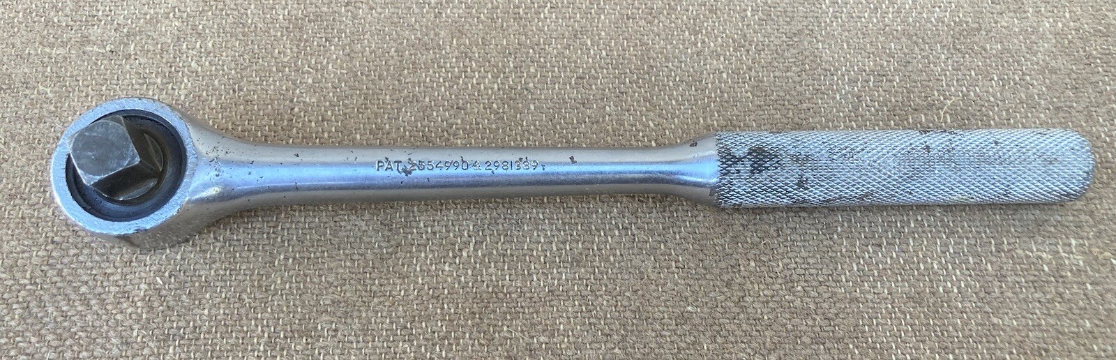 Husky Tools CS43 1/2″ Drive Ratchet Socket Wrench Vintage USA Made 10 Inch Long