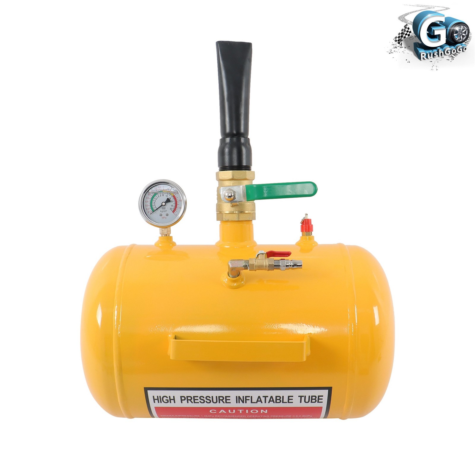 For 5 Gallons Heavy Duty Air Tire Bead Seater Blaster Seating Tool Yellow