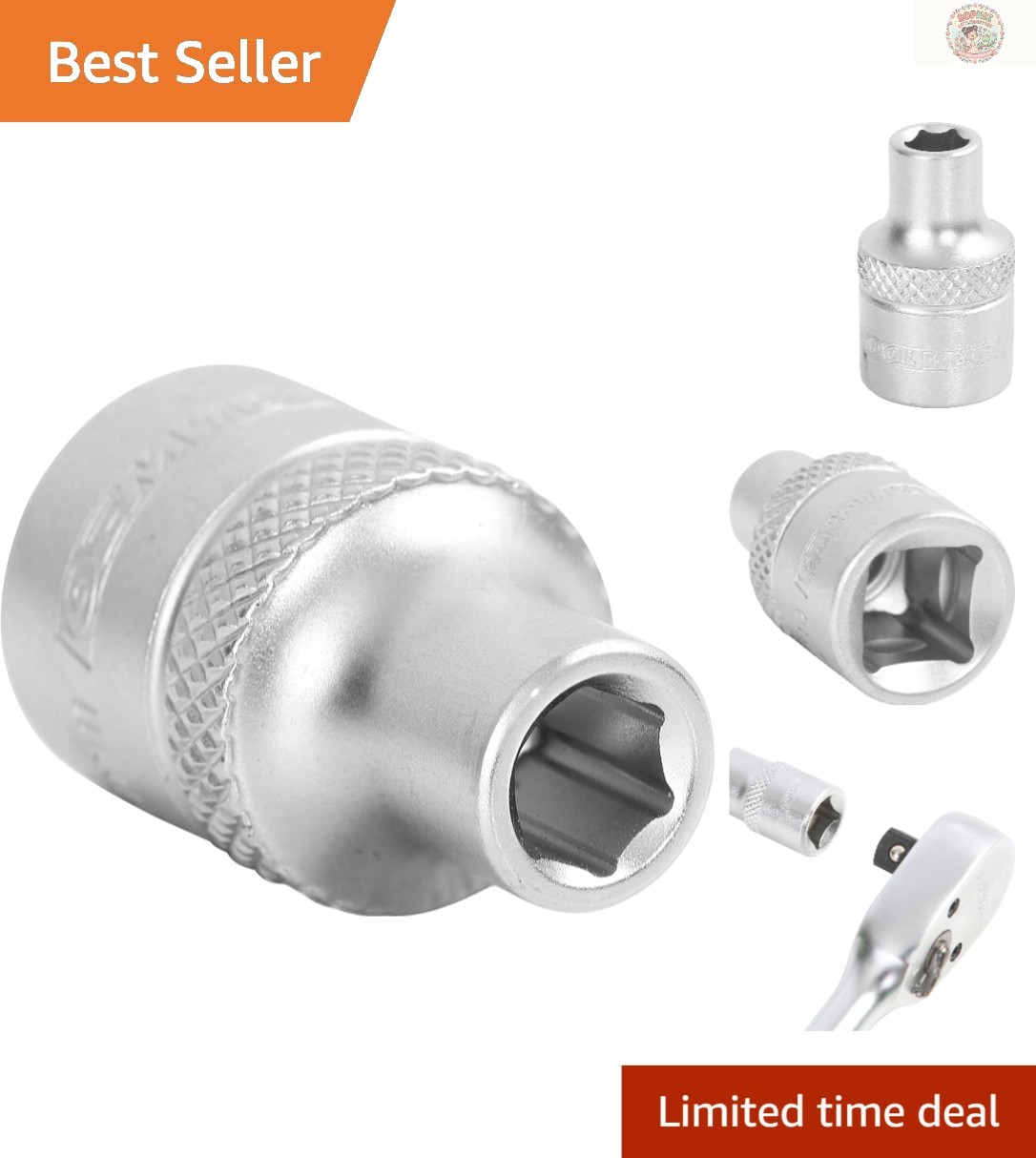 3/8 Inch Drive 6-Point Socket 6 mm – Thin Wall Chrome Design for Precision