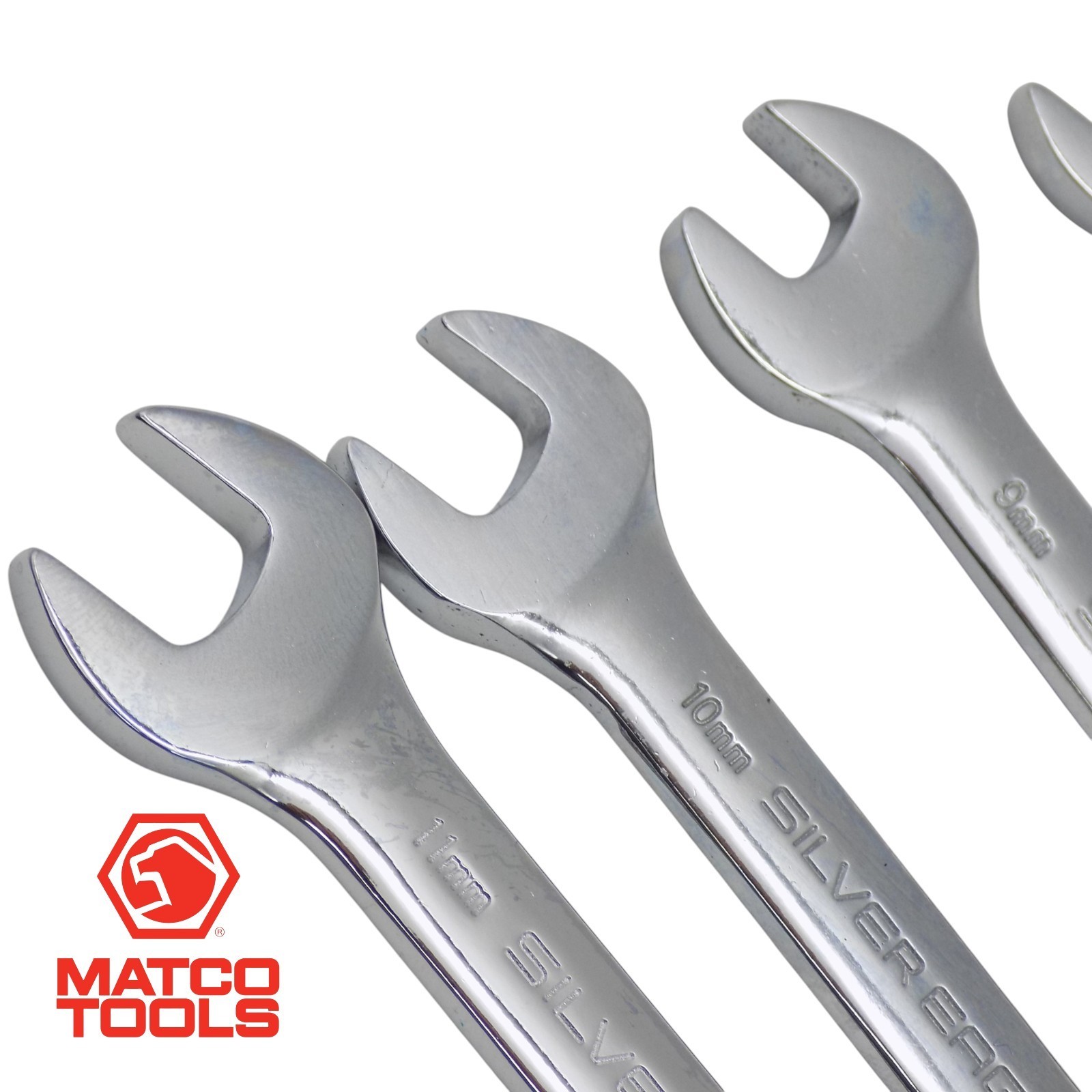 Matco 12 pc. 12 Pt. Metric Combination Wrench Set 8mm-19mm Silver Eagle NOS