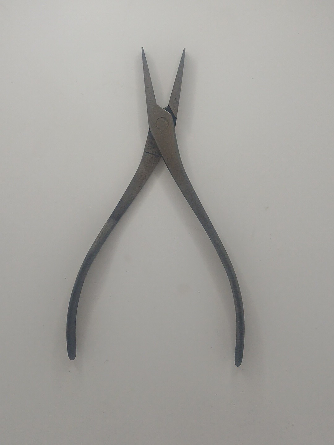 Snap On Tools 60R Duckbill Pliers Flat Nose 7-3/4″ Vintage, Made in USA