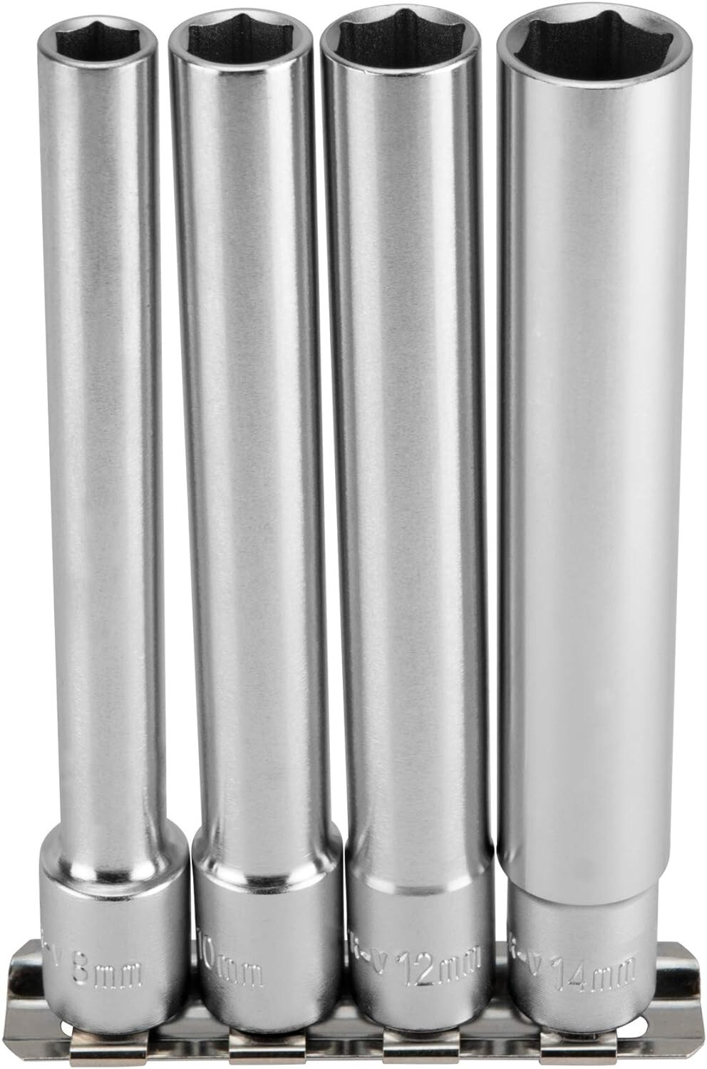 6-pt Extra Deep (120mm) Socket Set (8 10 12 14mm)