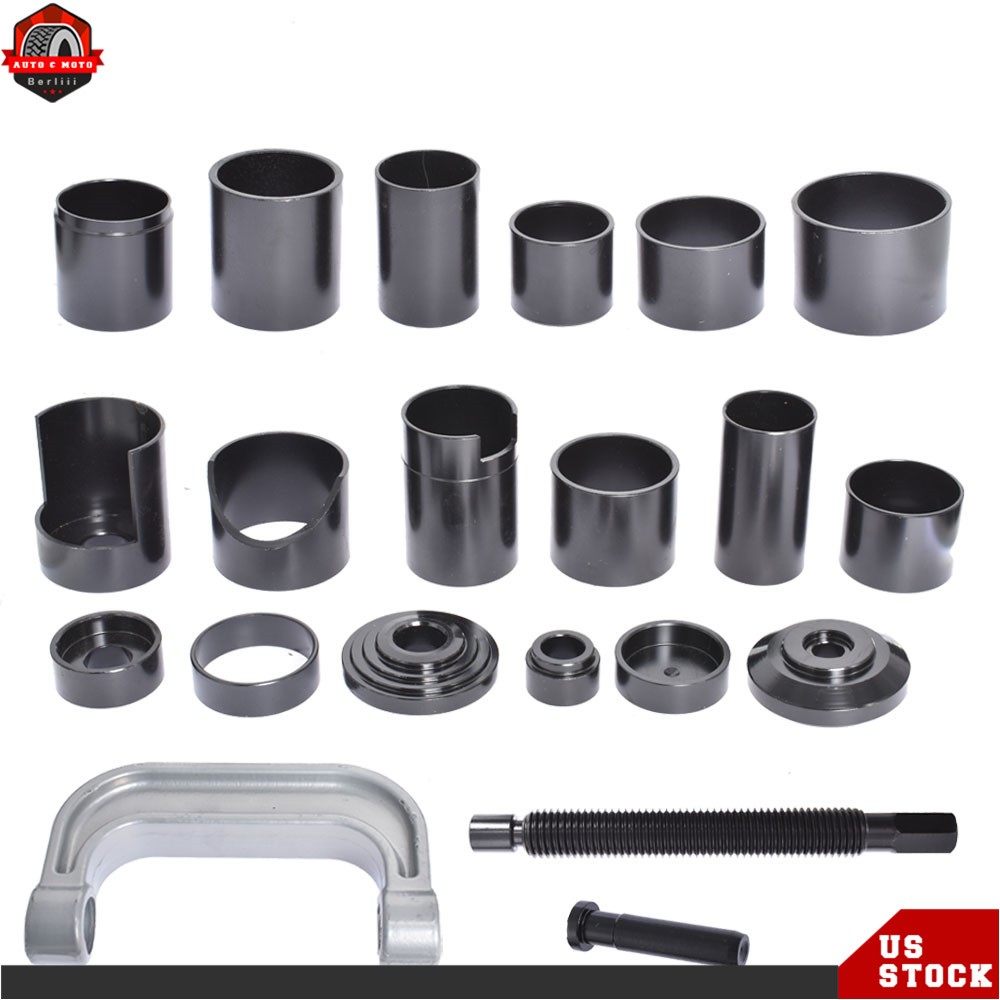 21PCS Auto Repair Service Removal Ball Joint Press Tool Kit & Master Adapter Set