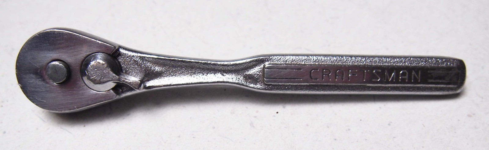 Craftsman Vintage Ratchet 1/4 dr 43185 Quick Release Oil Hole -V-