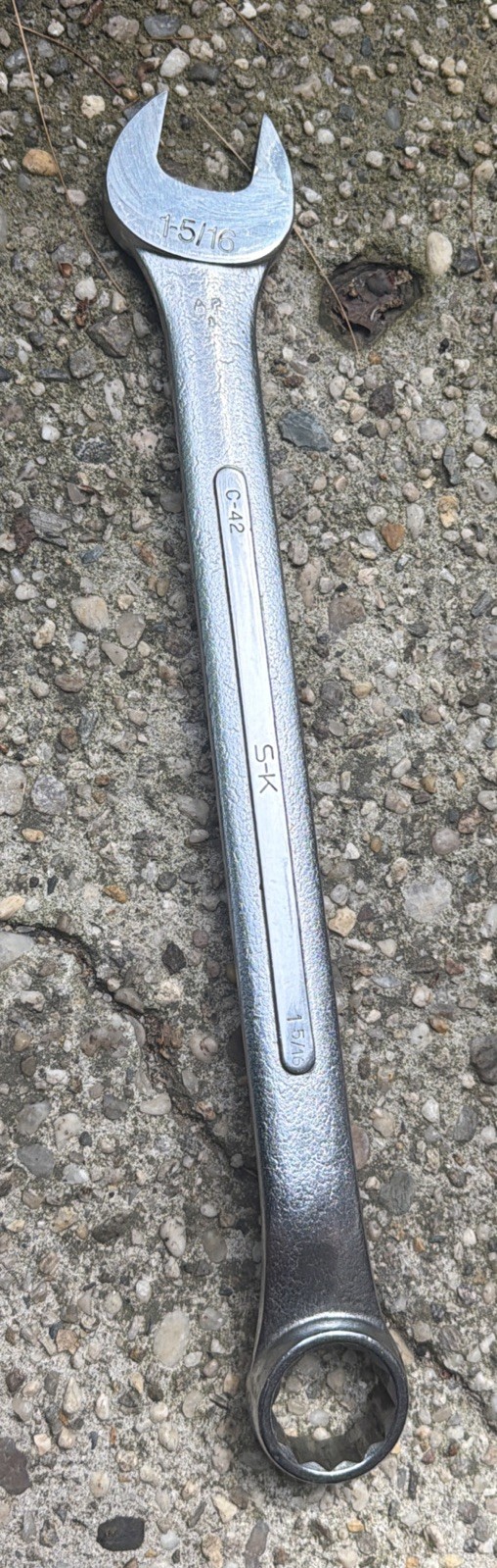S-K Tools USA 1-5/16″ SAE Combination Wrench C-42 Made in USA