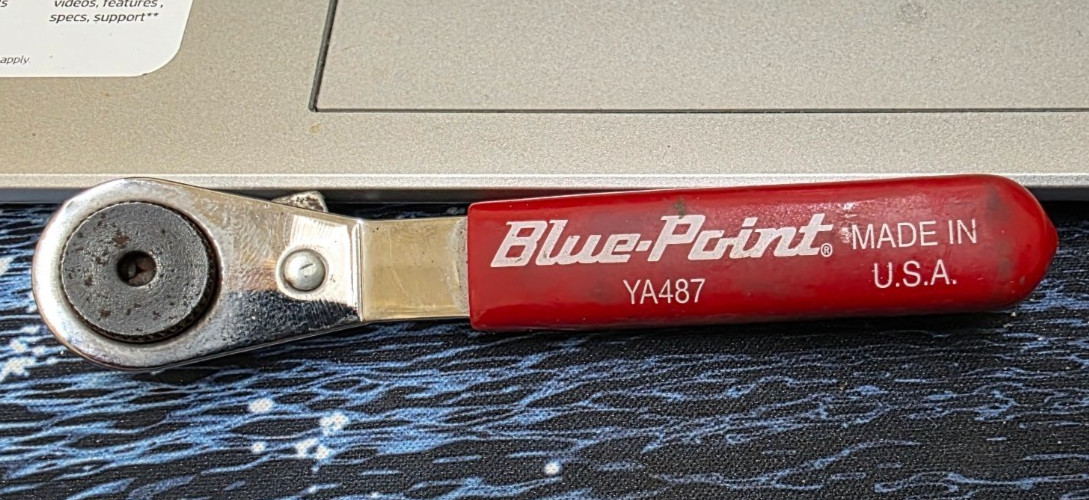 Blue Point Tools USA Reversible Ratcheting Bit Offset Wrench YA487