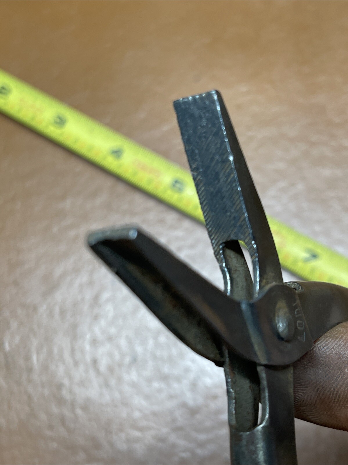 Vintage Lodi USA 4 1/2 In Inch Long Duck Bill Pliers Working Pat 1894 & 1900