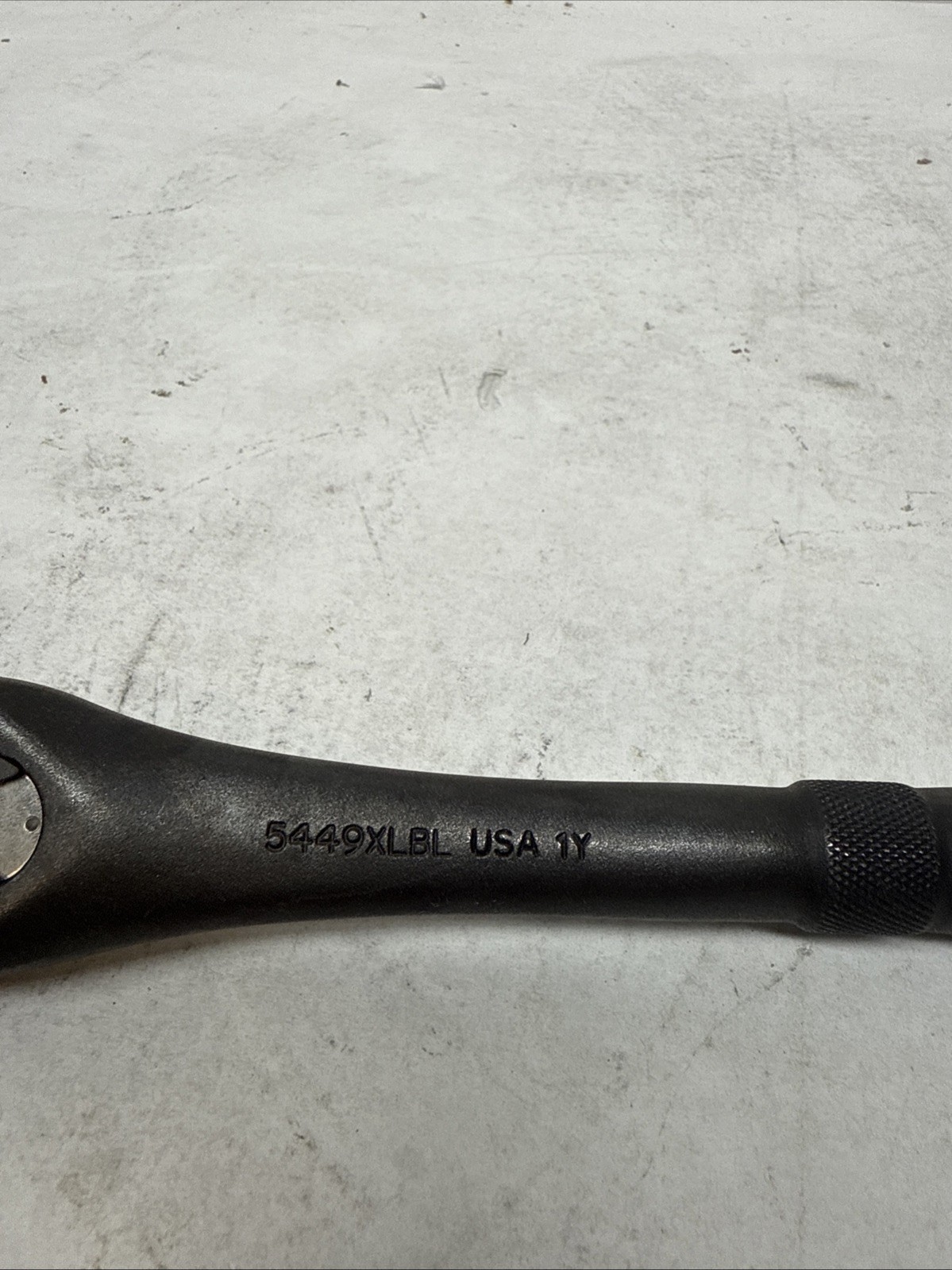 Proto 5449XLBL 1/2″ drive reversible premium pear head ratchet Black Oxide coat