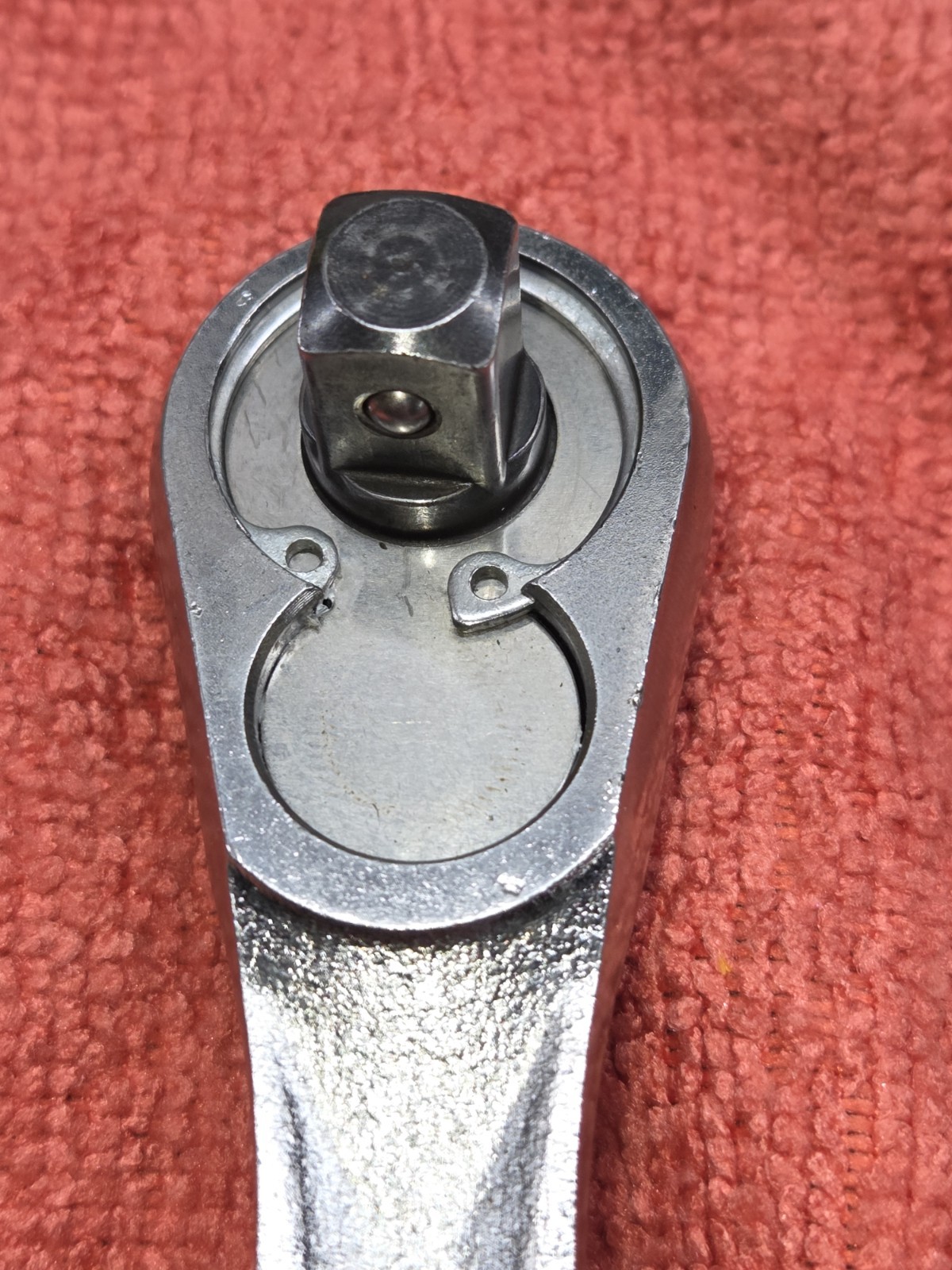 Vintage Craftsman USA K1W 44808 3/8» Teardrop QR Long Handle (7.75″) Ratchet