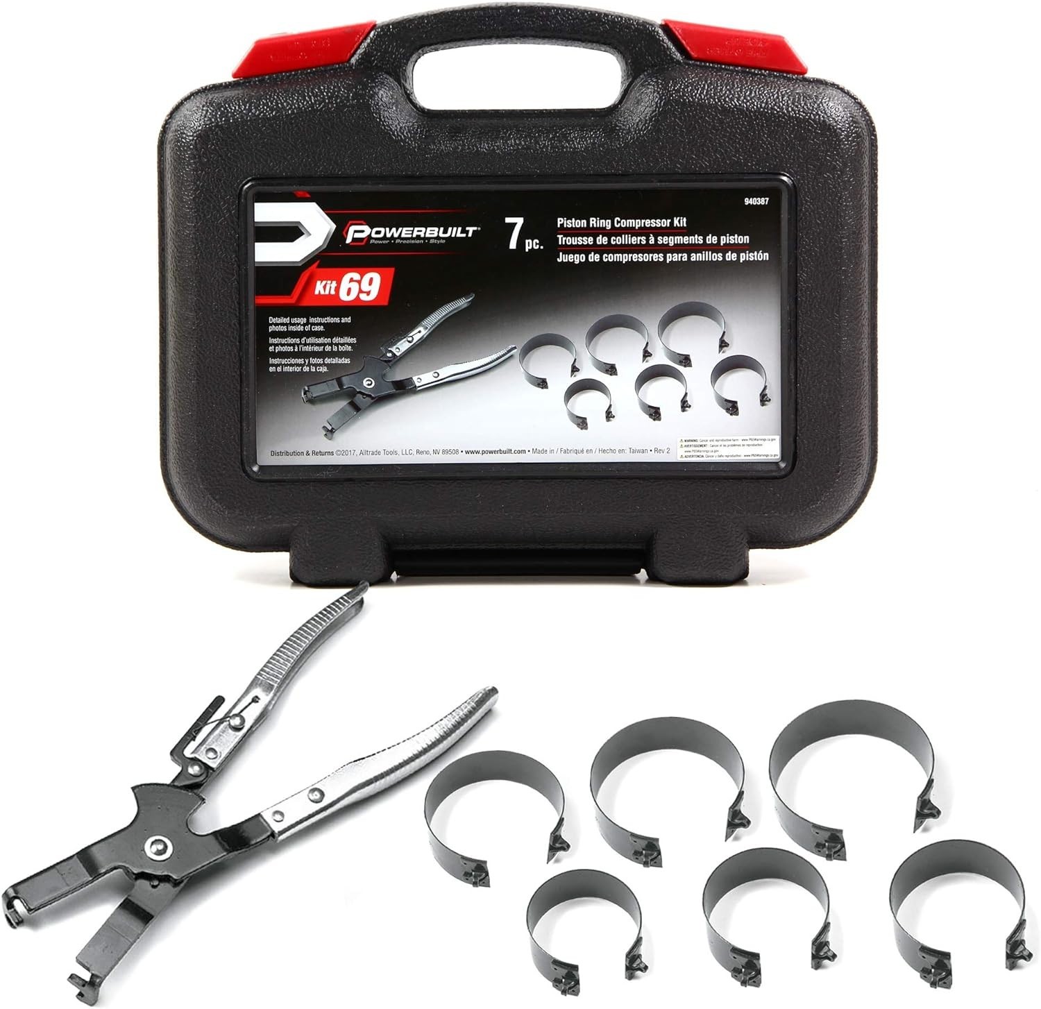 Professional Piston Ring Tool Set for Secure Ring Installation and Maintenance