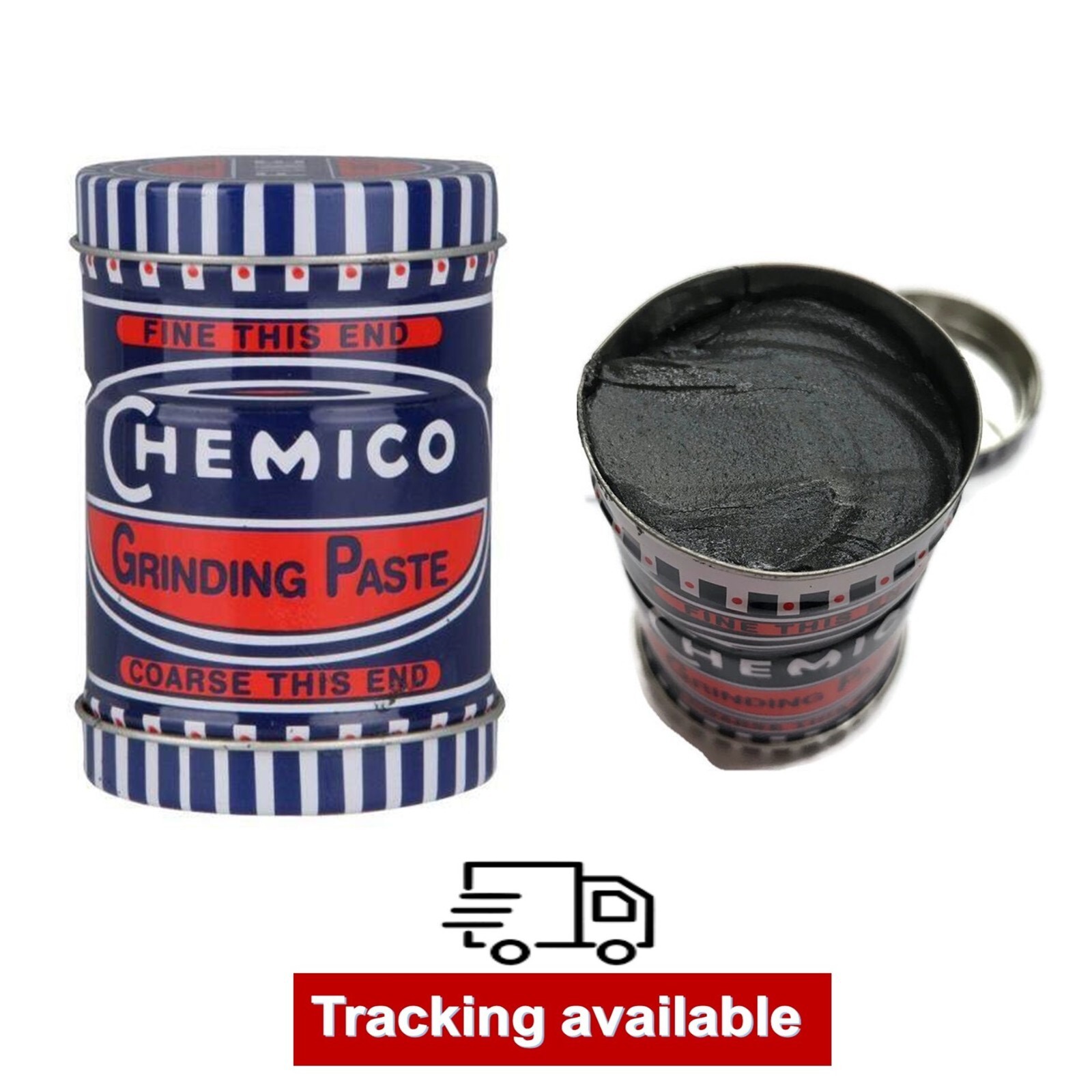 Chemico Valve Grinding Paste & Fine Corse Lapping Compound Metal Polish 100 g