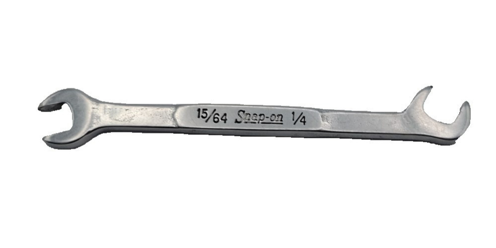 Snap On Tool DS1516 15/64″-1/4″ SAE 15°/ 60° Offset Open End Ignition Wrench USA