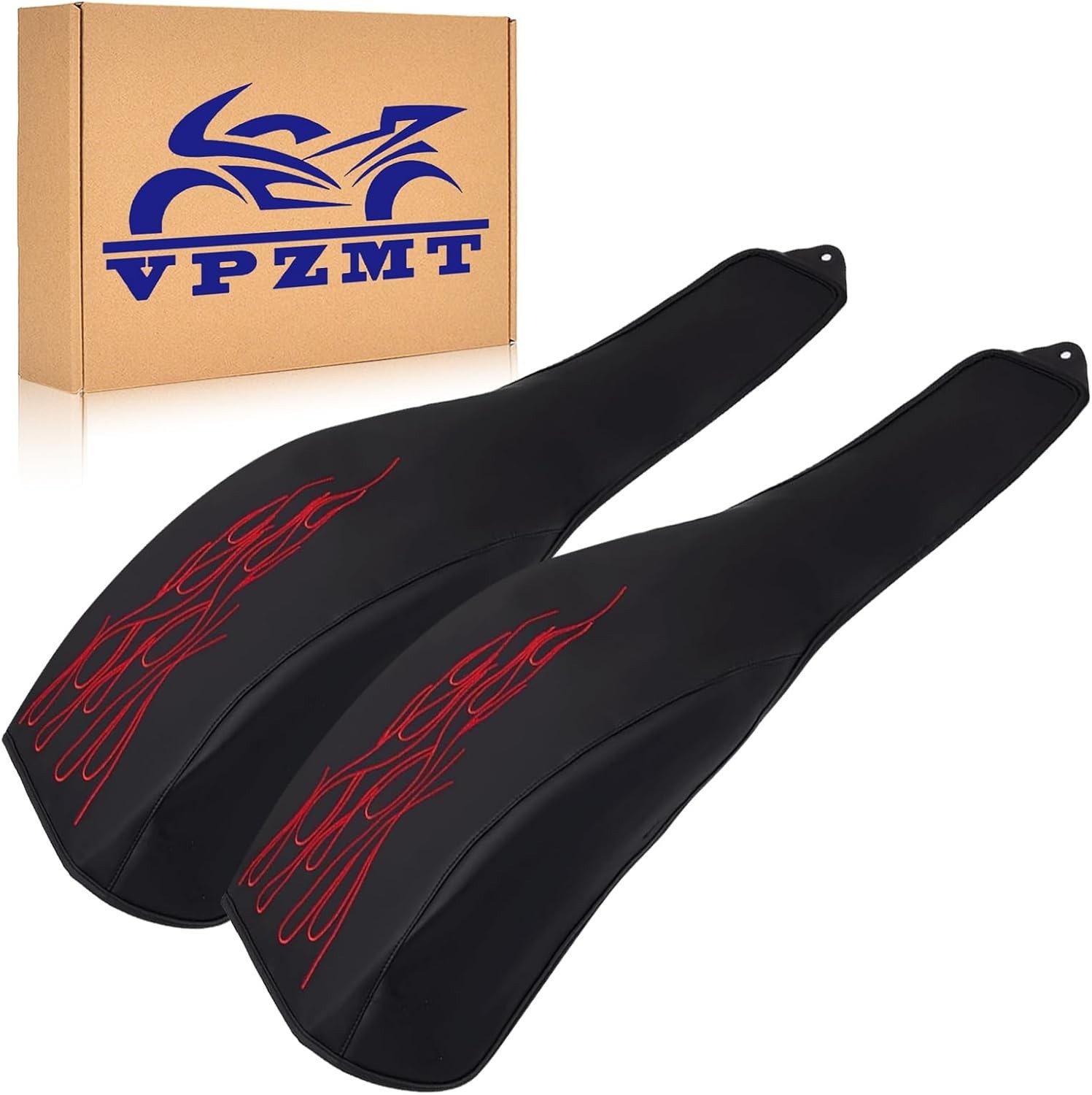 PU Leather Flame Rear Trike Fender Bra for Harley Tri Glide Ultra Classic FLHTCU