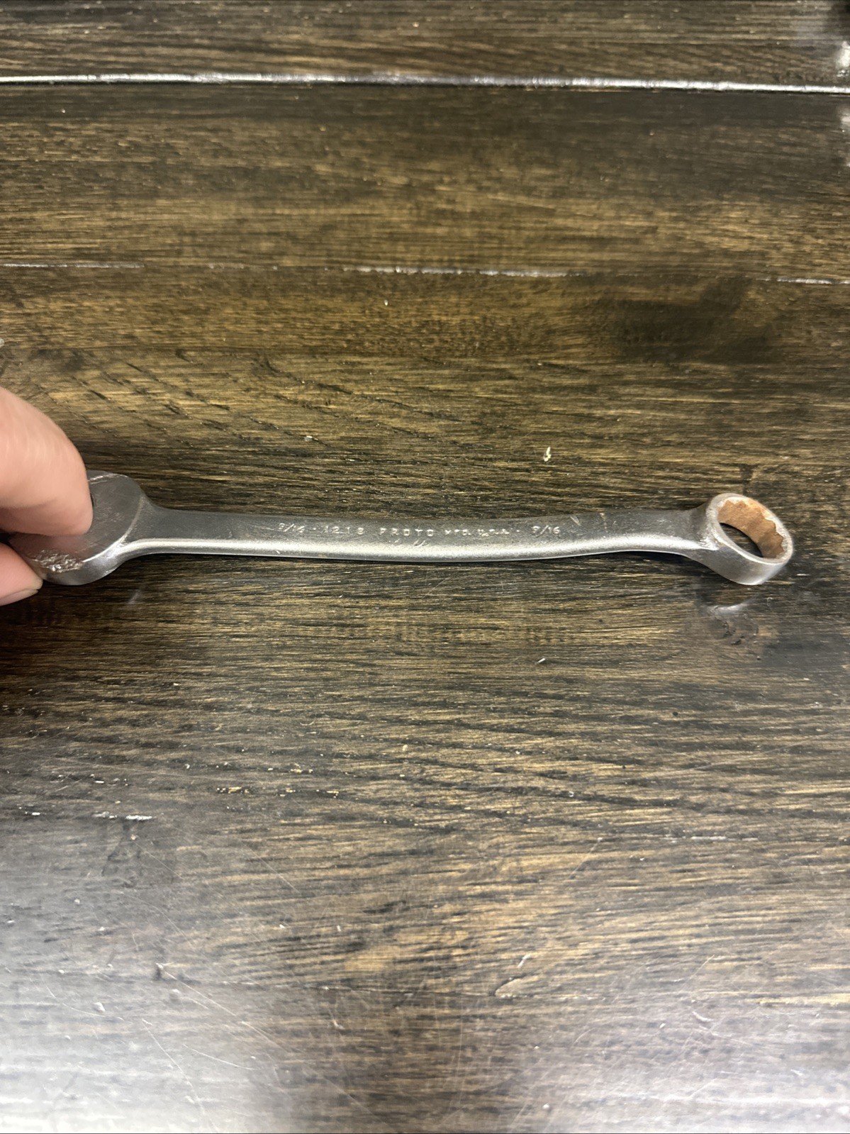 Proto 1218 9/16” 12 Point Combination Wrench USA. Modified