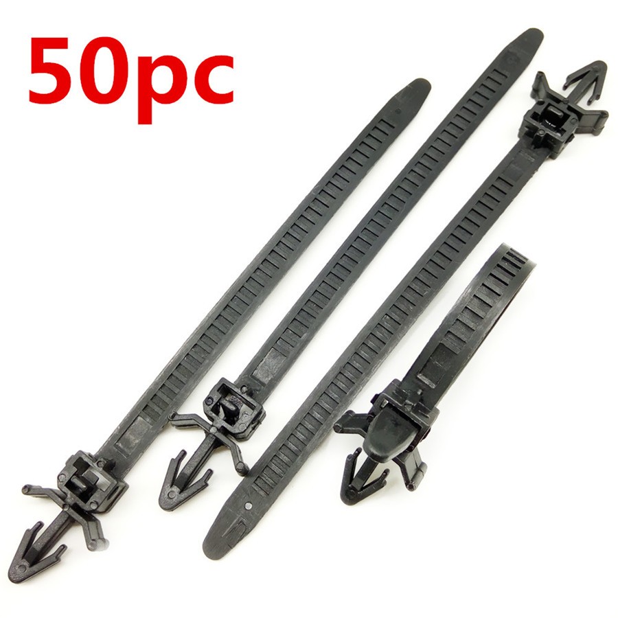 50Pcs Cable Ties Nylon Wrap Wire Zip Ties Fastener Clip UV Resistant 145×7.8mm