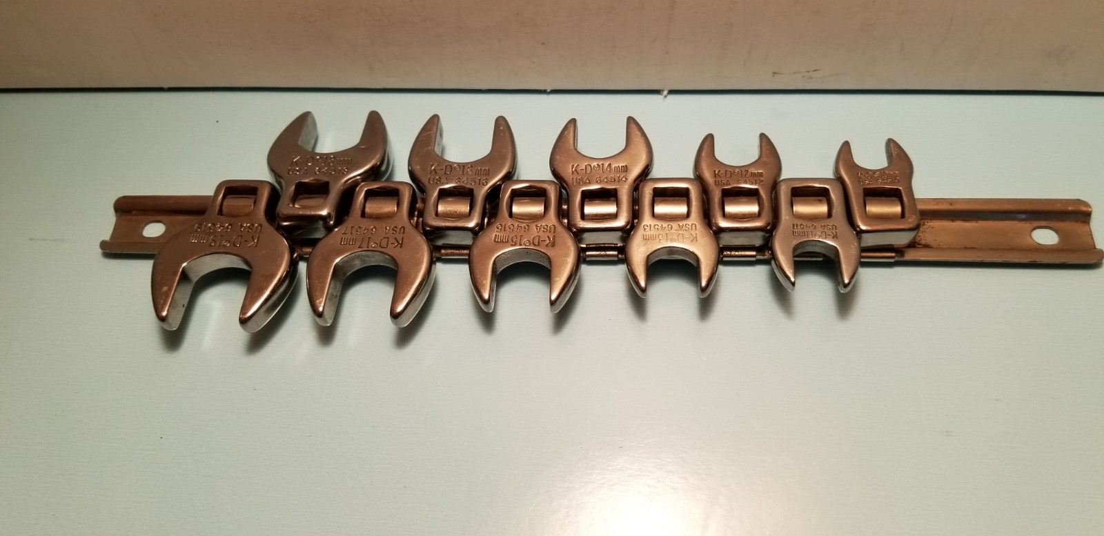 10 pc. METRIC GROW FOOT WRENCHES, 3/8″ DRIVE, 10 to 19 mm K-D EASKO TOOLS U.S.A.