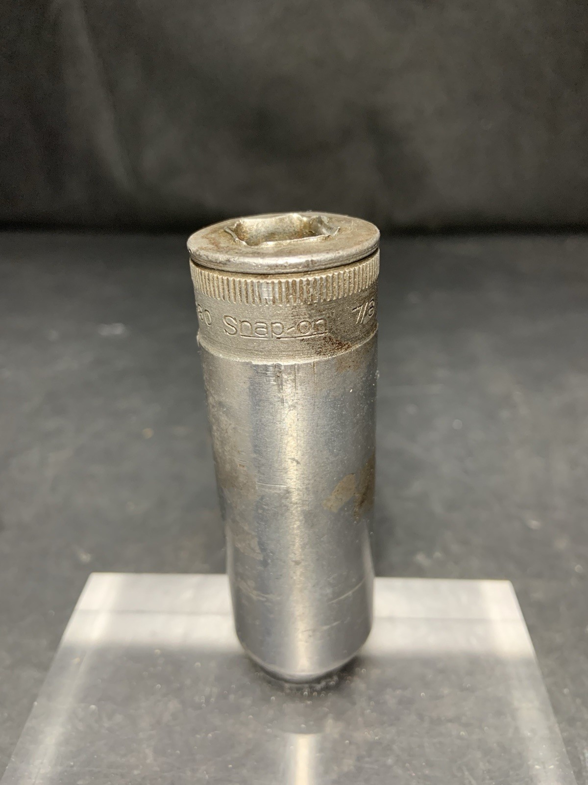 Vintage 1945 Snap-On Tool S280 «G» Government 7/8” Deep Socket 1/2” Drive 12 Pt.