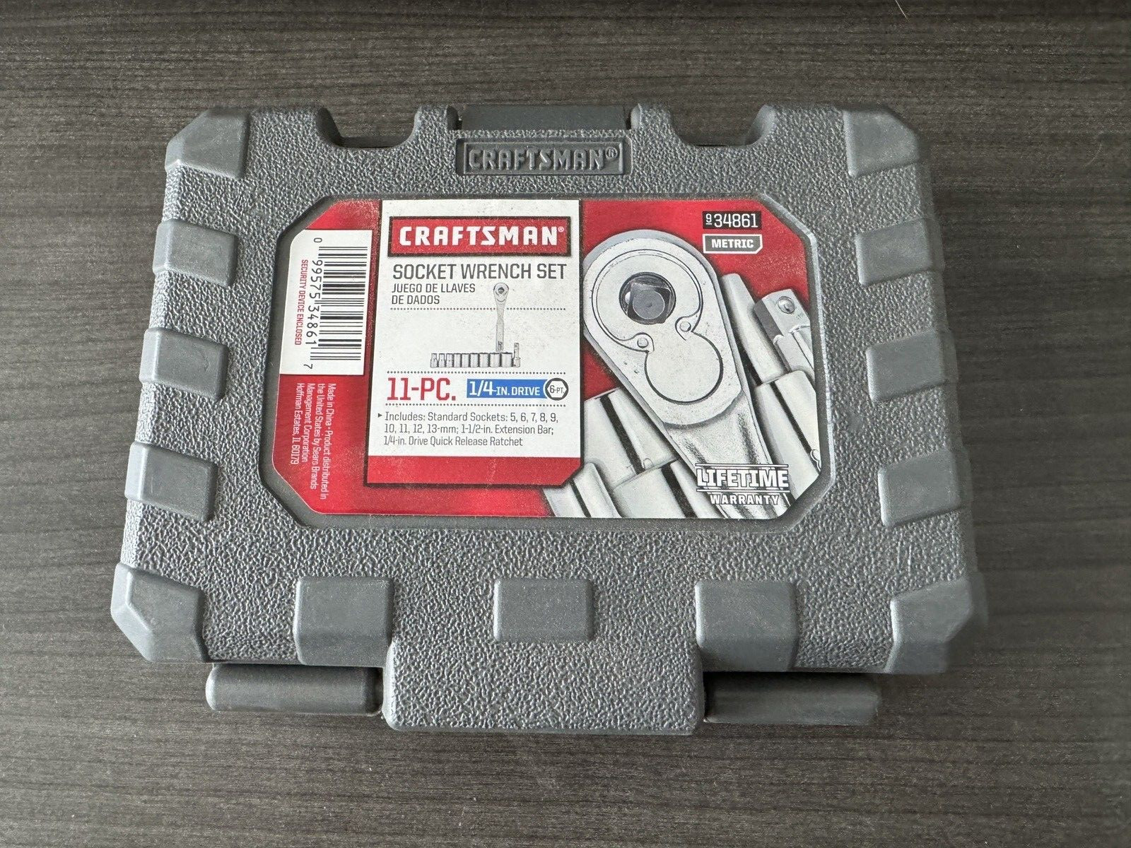 Craftsman Empty Tool Case for 11 pc 1/4 Drive Metric Socket, Case Only, No Tools