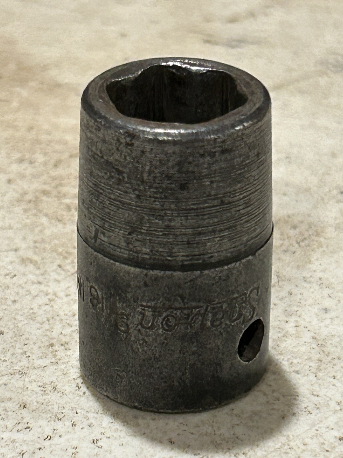 Vintage Snap On Snap-On Tools 9/16” 6 Point Impact Socket IM180 Made In USA