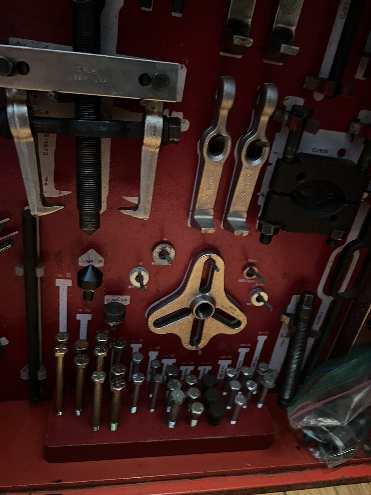 Snap On CJ2000 Combination Puller Set Cabinet Master Set 🔥keys NO SHIP Complete
