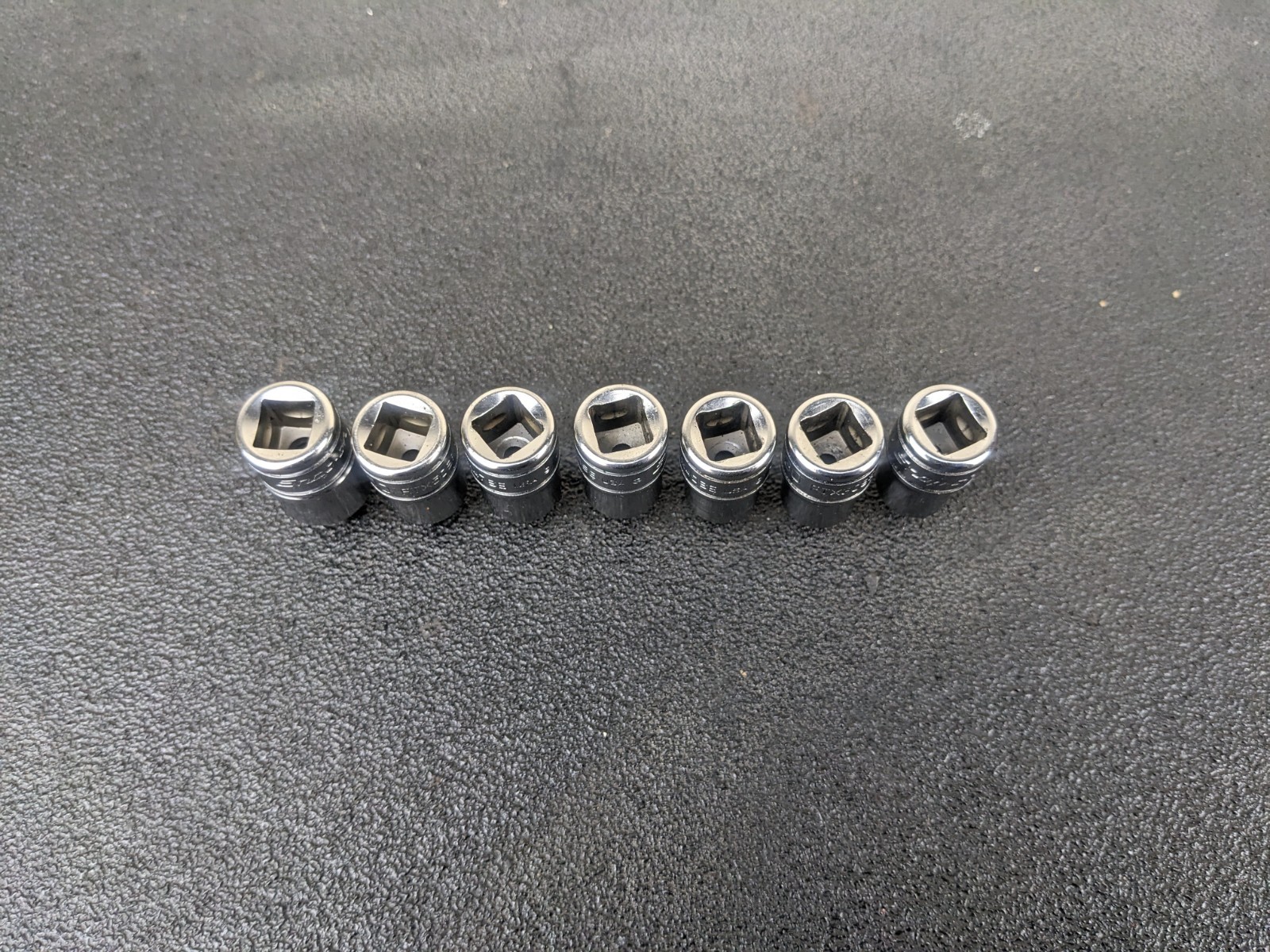 #bp502 Snap On 7pc 3/8″ Drive Stubby Torx Socket Driver Set T27-T55 207EFTXYSE