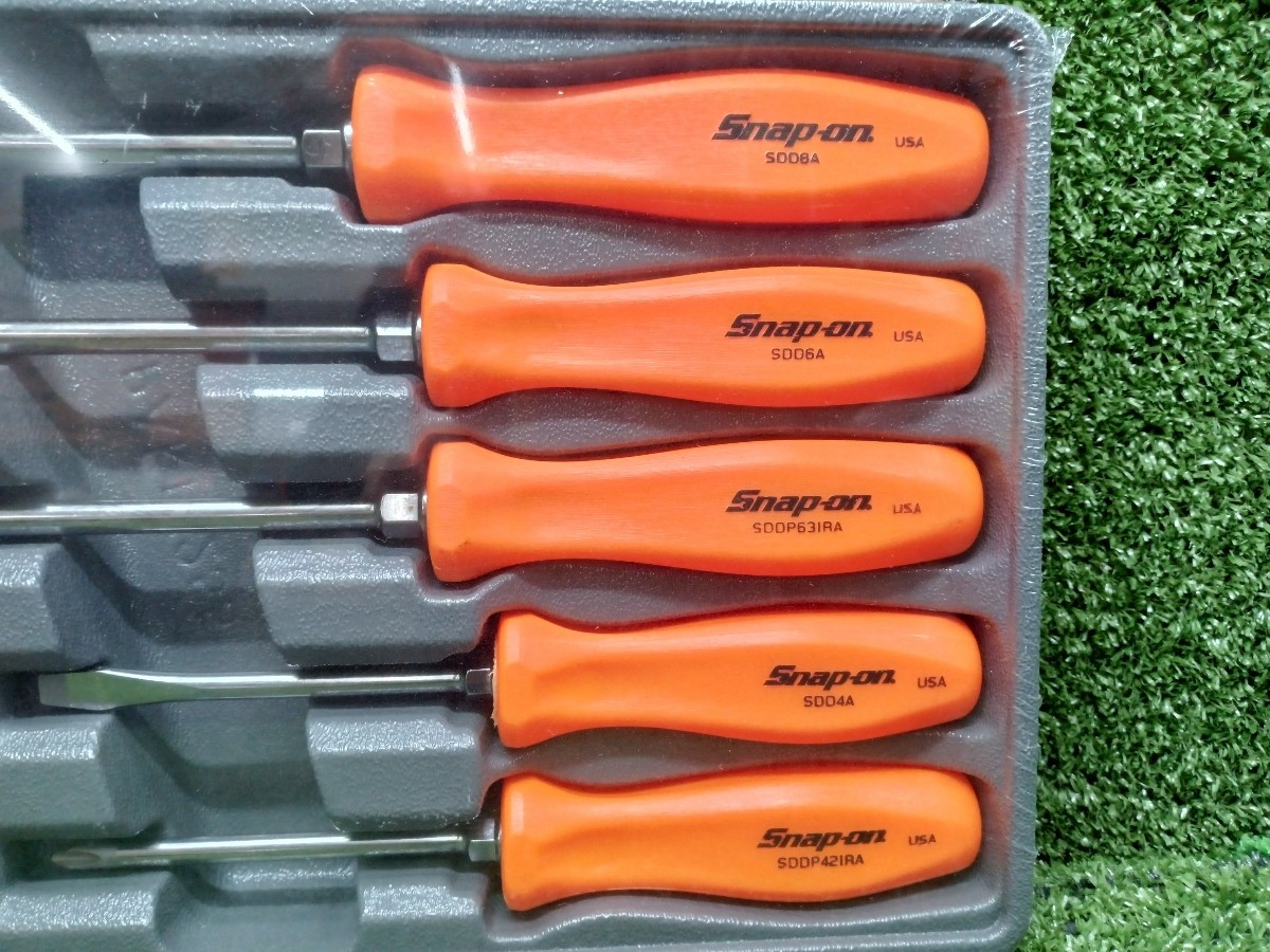 Snap On SDDX70AO 7-piece screwdriver set orange Brand New from japan