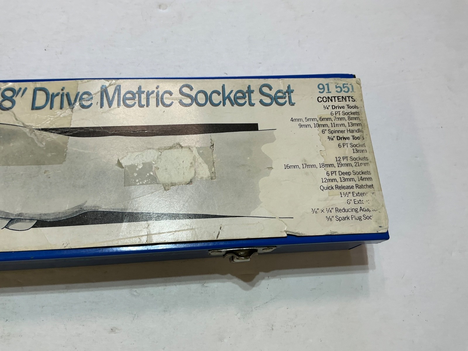 Very Rare NOS Easco / K-D tools 24 pc 1/4″&3/8″ dr metric socket set 91-551 USA