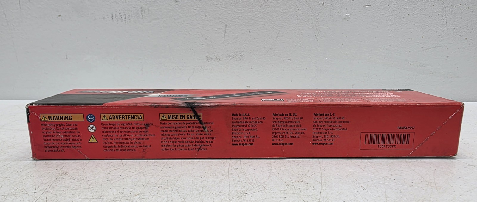 Snap-on Tools 103ART09FR 3pc 1/4″ Drive Dual 80 Mixed Ratchet Set w ProFi