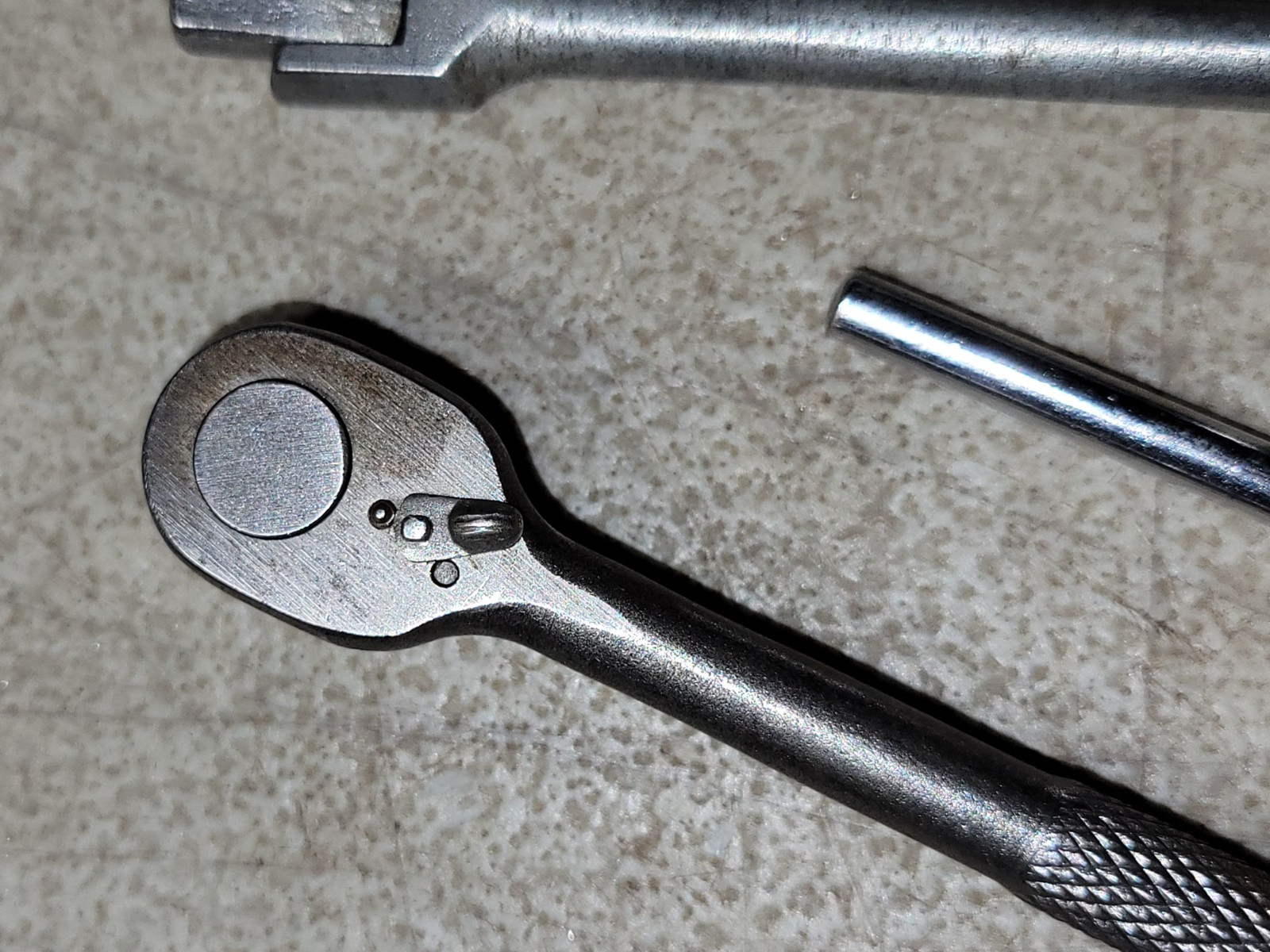 Rare Old Plomb 4751 1/4″ Micro Head Ratchet Socket Wrench working great breaker