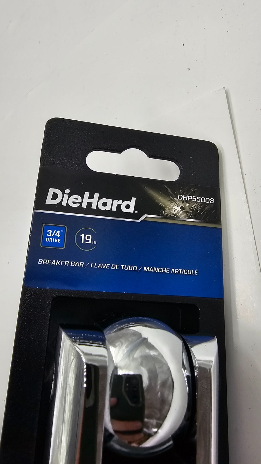 DieHard Breaker Bar DHP55008 3/8″ Drive 19″ Flexible Head Heavy Duty Silver