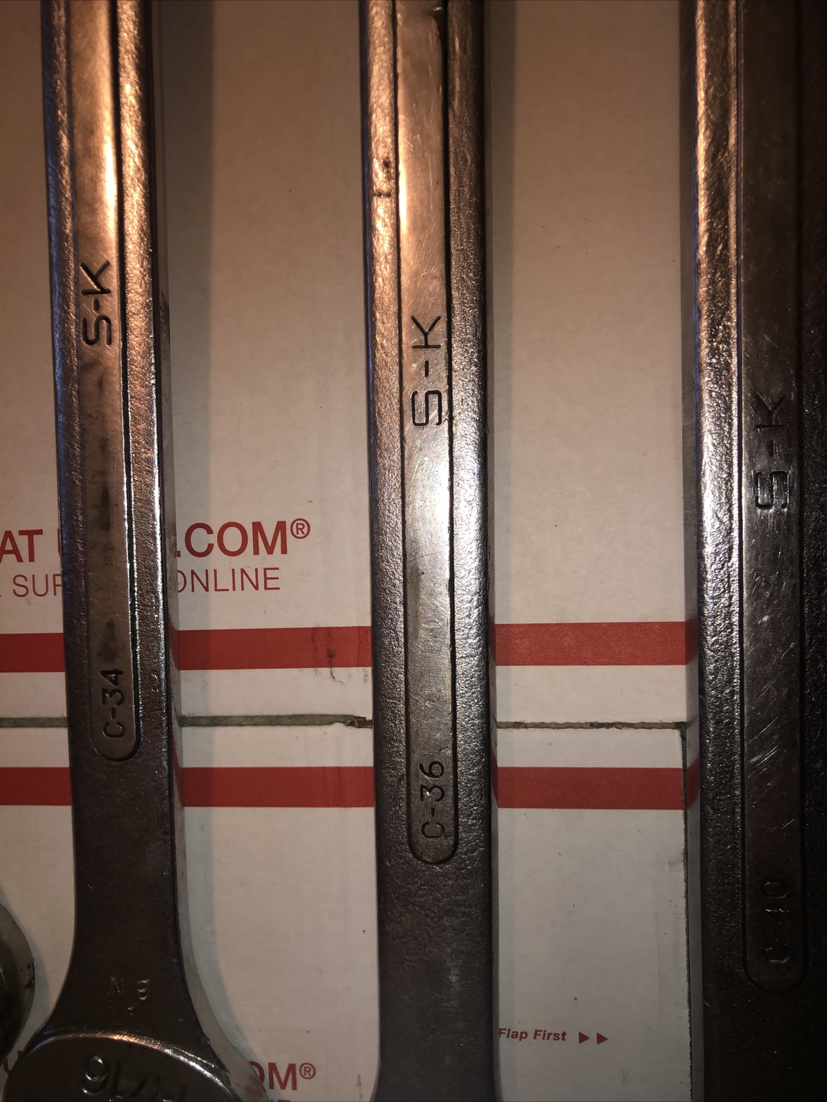 SK Jumbo Combo Wrench Set C-48, C-46, C-44, C-42, C-40, C-36, C-34, C-32 1”-1.5”