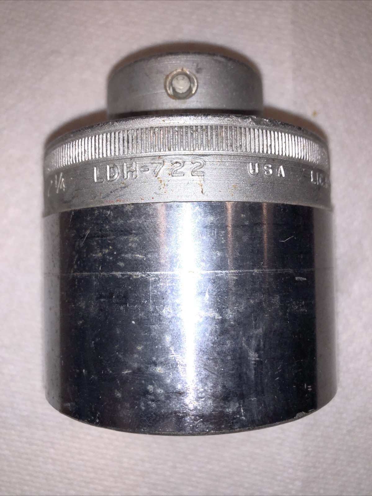 VTG Snap-On LDH-722 3/4” Drive 12 Point 2-1/4” Shallow SAE Chrome Socket SNAPON