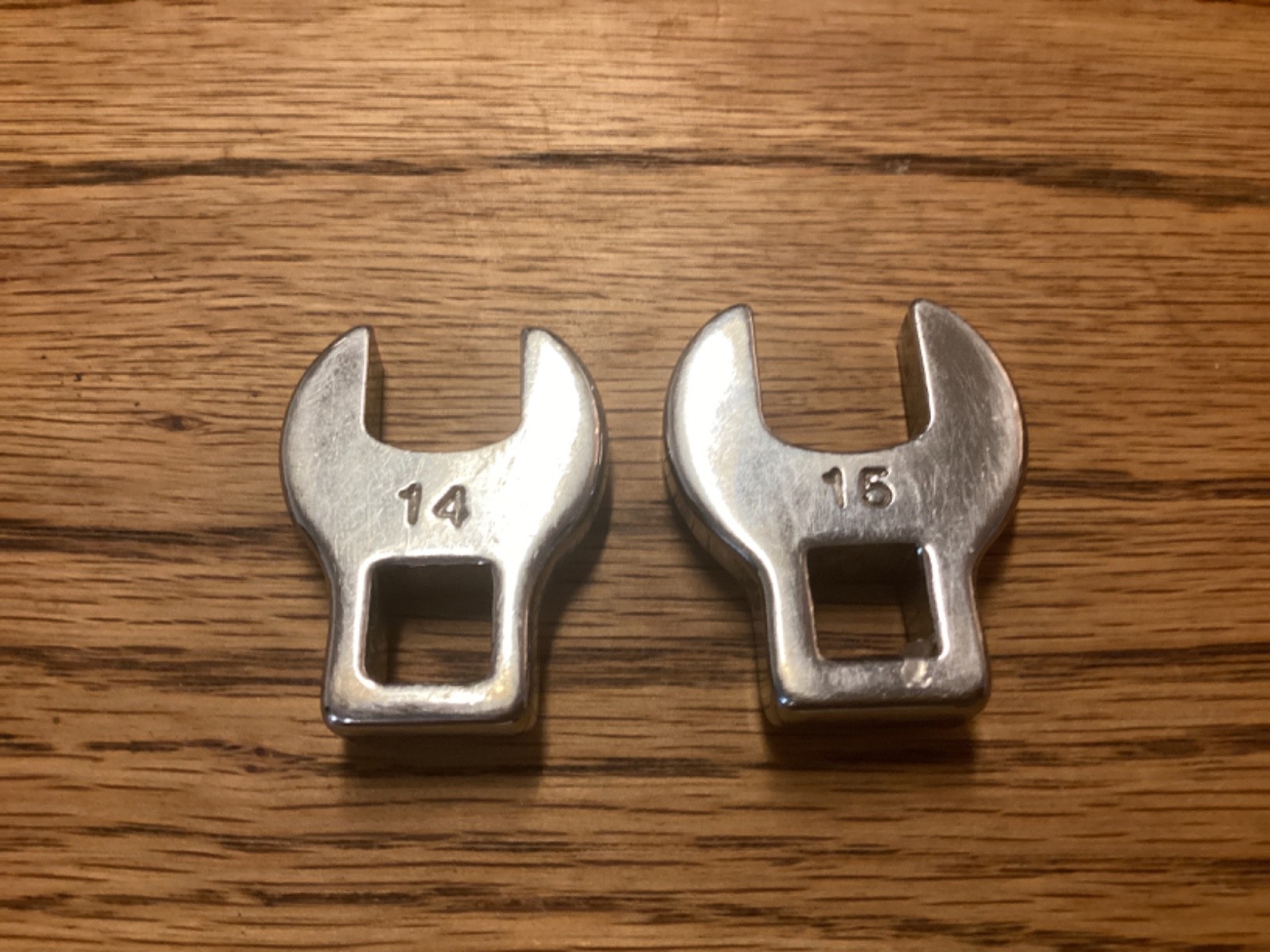 SNAP-ON CROWFOOT OPEN END WRENCH 3/8” drive MASTER SET 17 piece, holders, SAE