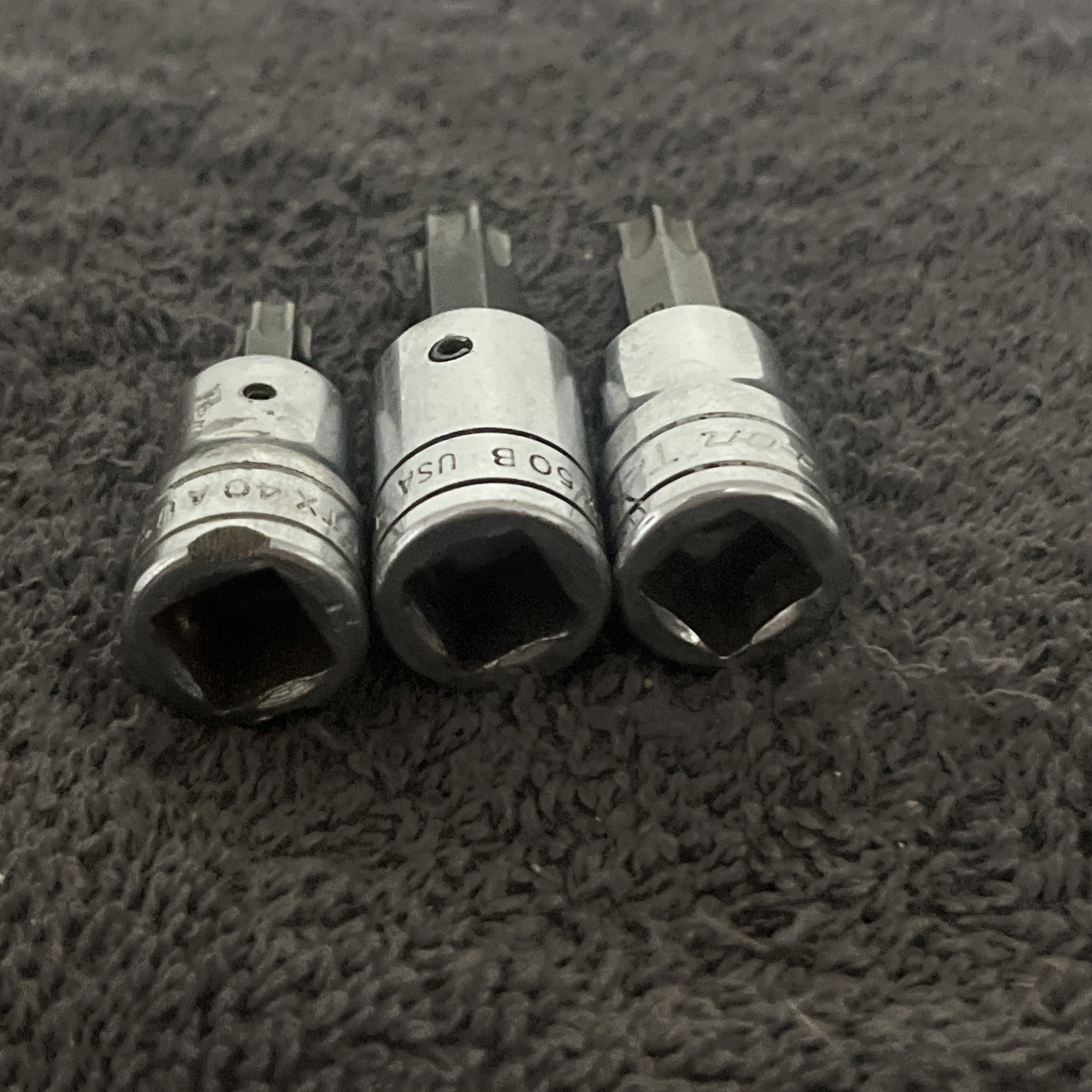 Snap On Tools Torx Bits TT 20B TT 25B FTX40A FTX45A FTX50B