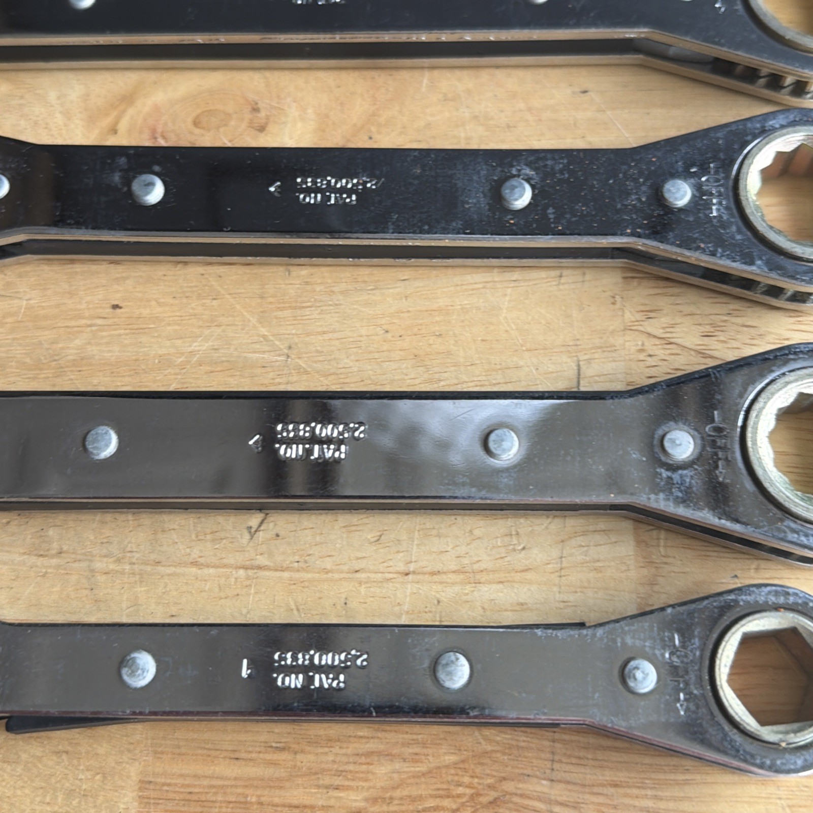 Williams Tools Metric Ratcheting Box End Wrench Set 12/6pt 7-19mm 21mm K-15 USA
