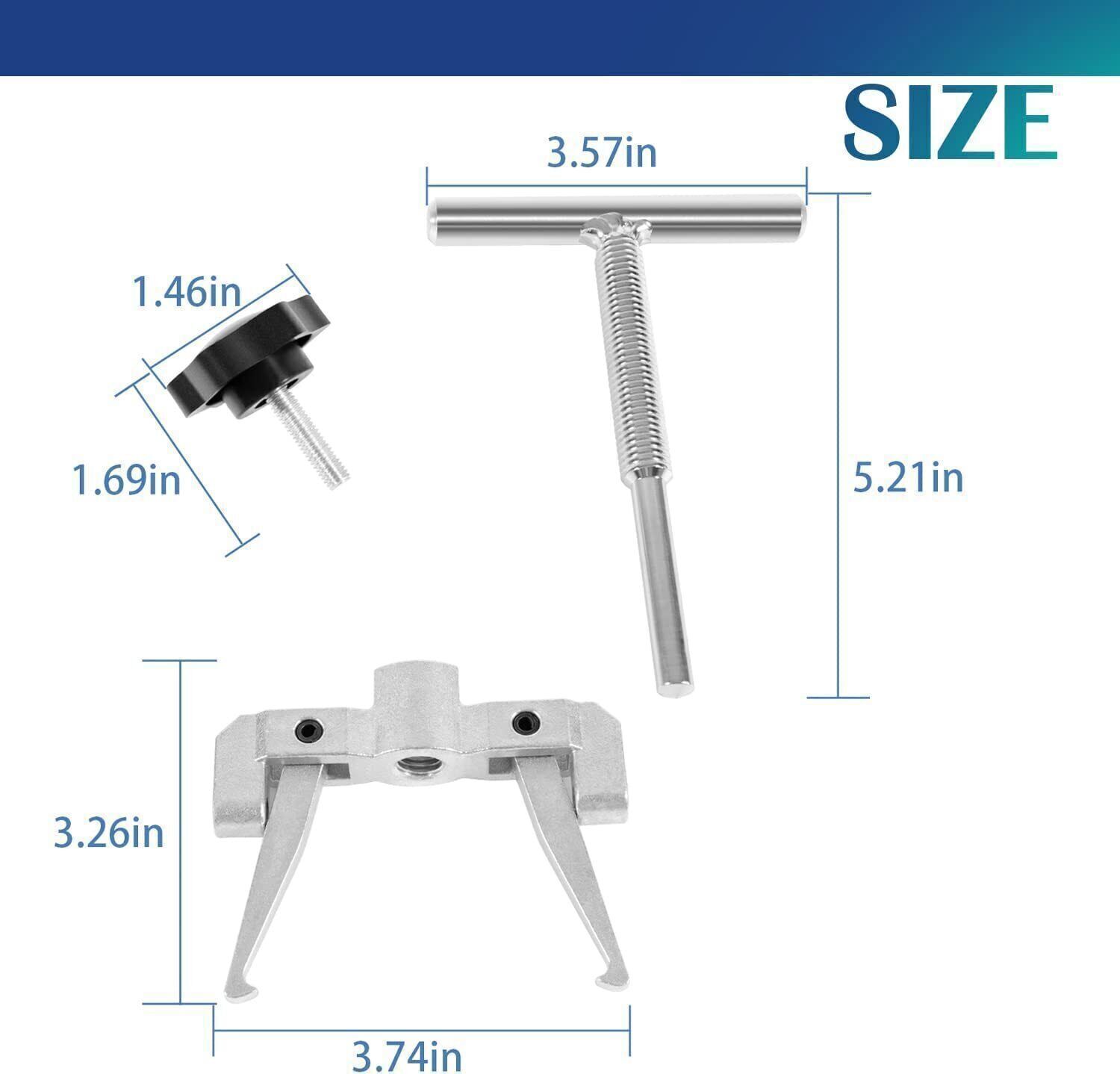 660040-1 Impeller Puller 2-1/4″ to 2-9/16″ for Jabsco Pump 50070-0040 50070-0200