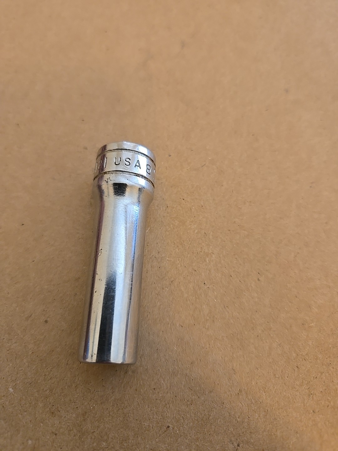 Snap On 3/8″ Drive 3/8″ 12PT SAE Deep Chrome Socket SF-121