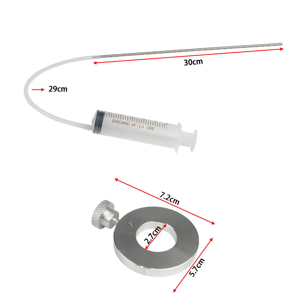 US STOCK Fork Oil Level Gauge Suspension Tool Syringe Motorbike Motorcycle 300mm