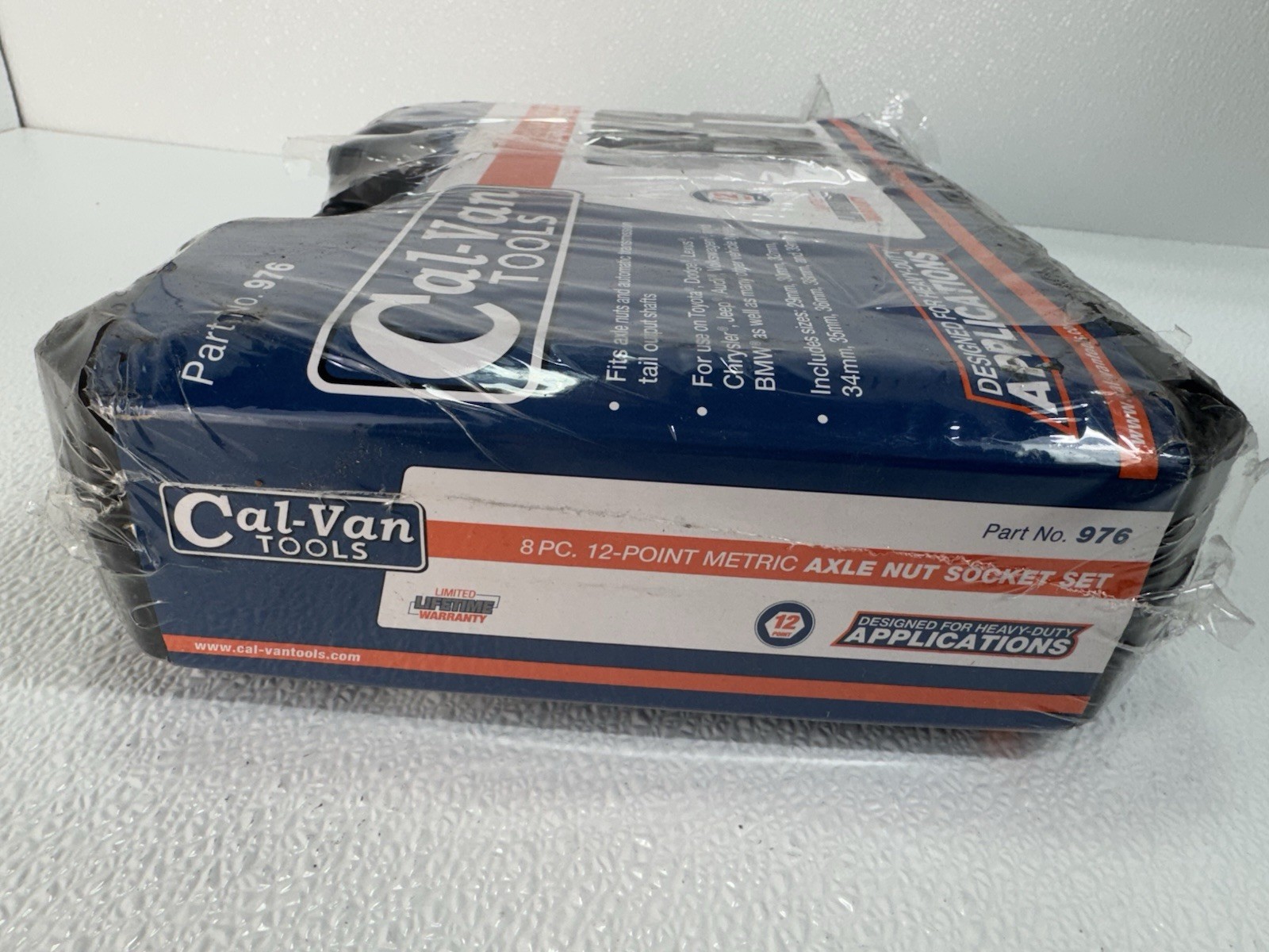 Cal-Van Tools 976 8 Piece 12 Point Axle Nut Socket Set