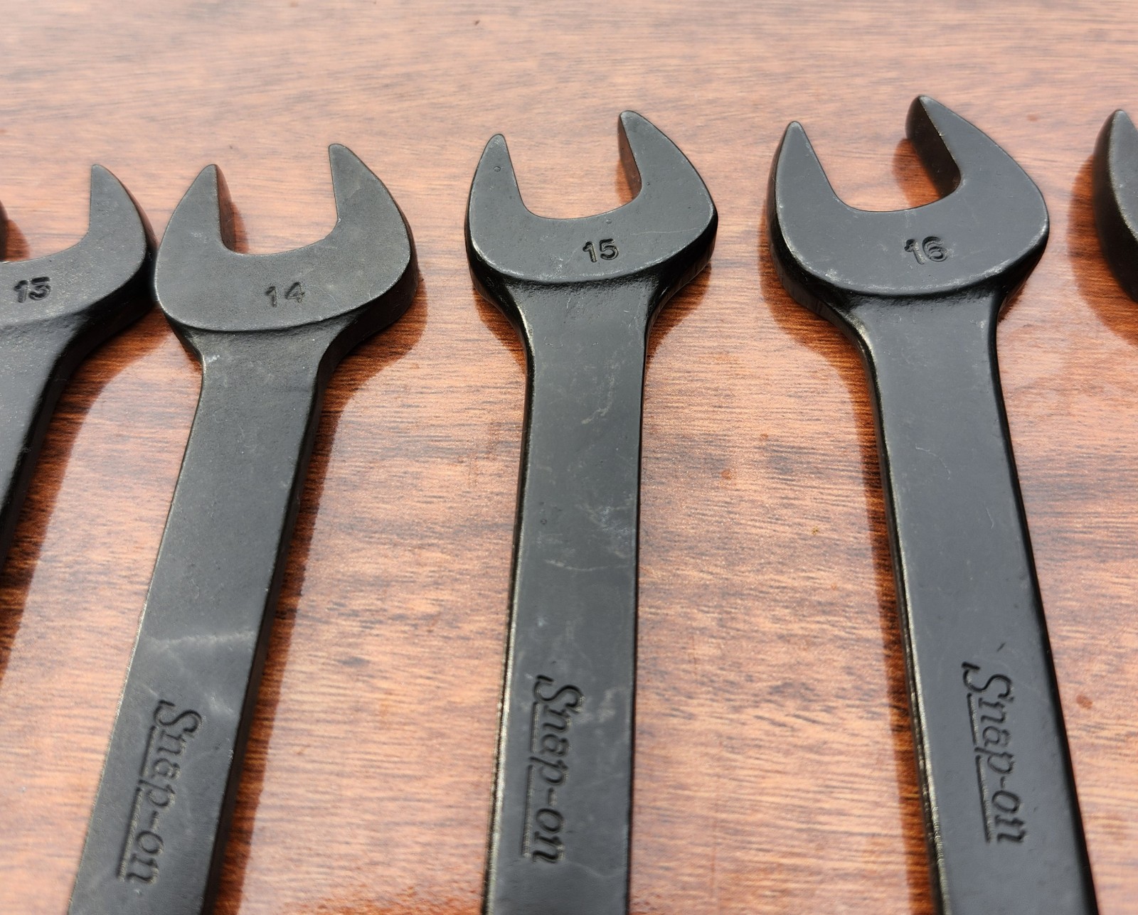 SNAP-ON GOEXM Black Metric Short Comb. Wrench Set 6-19mm USA MISSING 10 11 12
