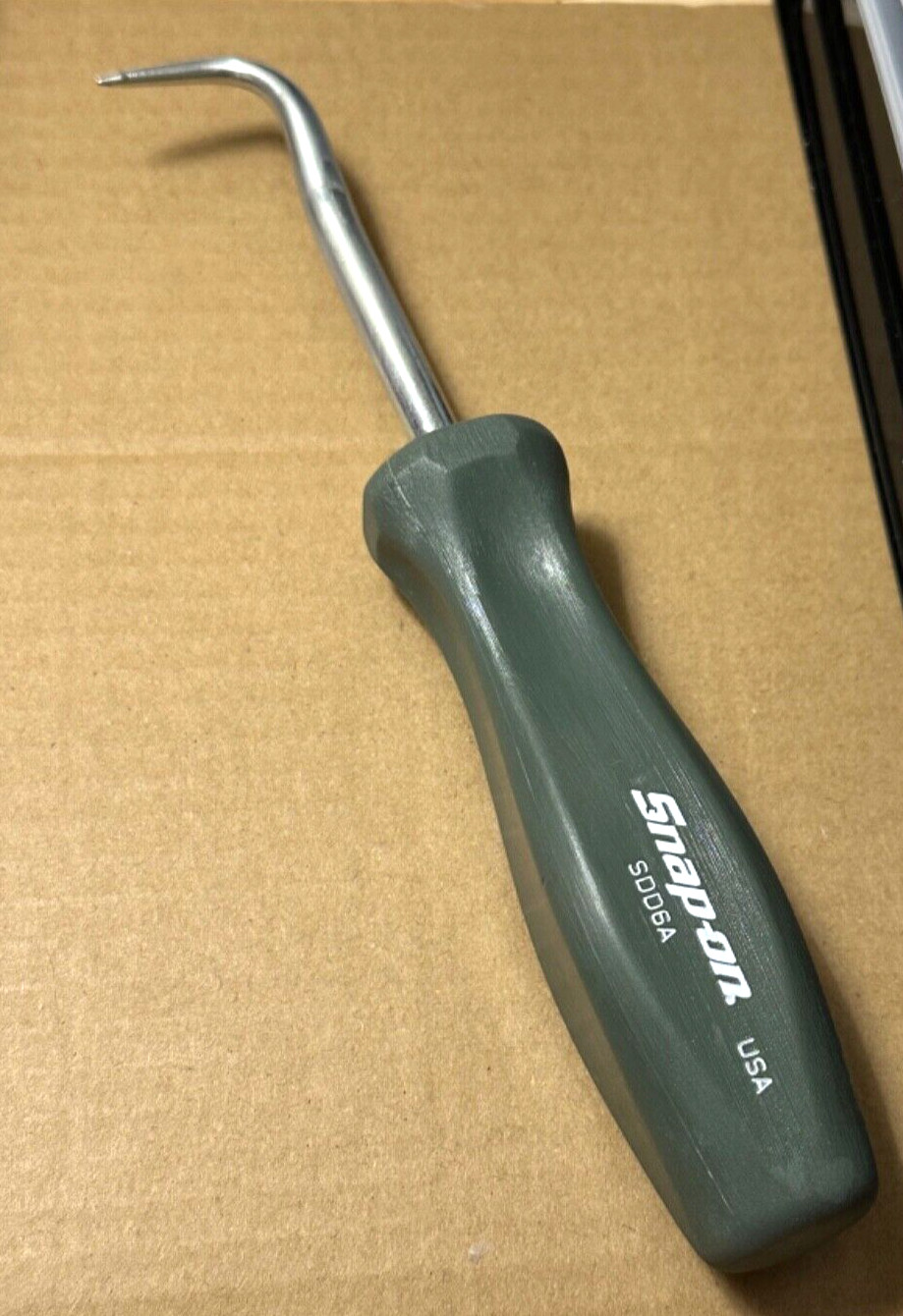 Snap On Tools COMBAT GREEN Cotter Key Radiator Hose Hook Pick Puller Seal Scribe