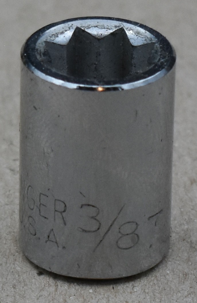 PROTO CHALLENGER 1212S, 3/8″ SAE, 3/8″ DRIVE, 8-POINT, CHROME SOCKET