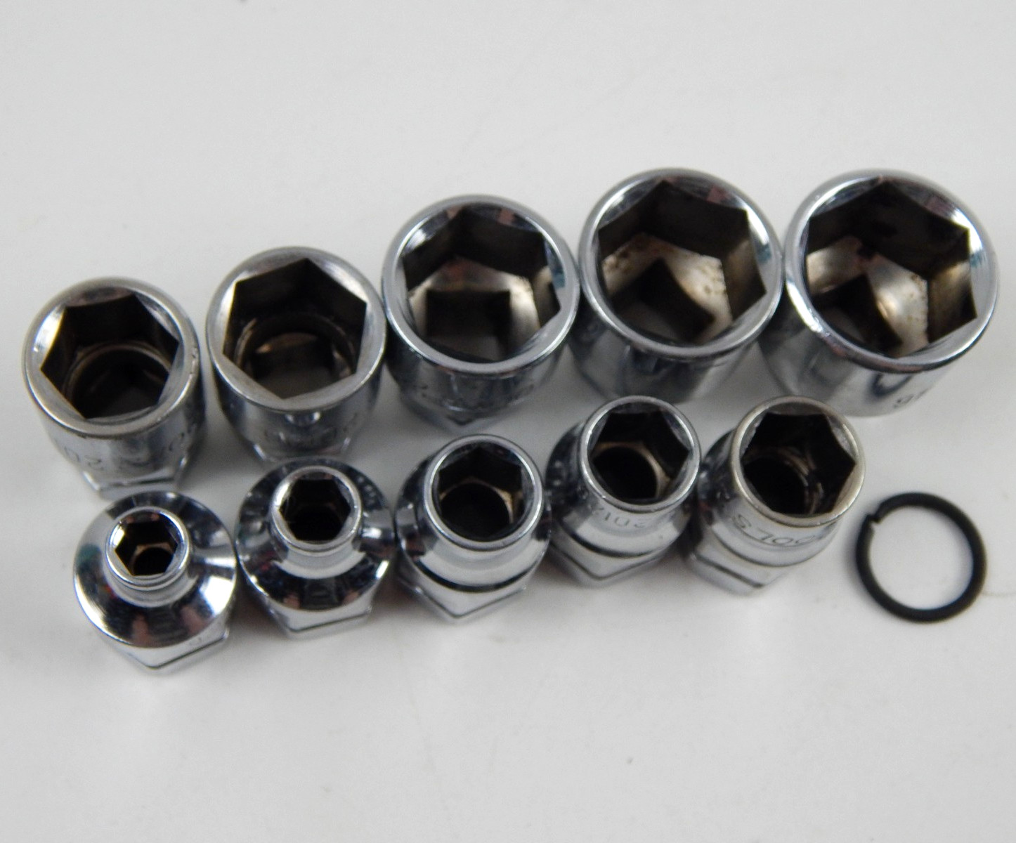 Scottools Low Clearance Profile Socket Set 3/8″ Dr. 5/8″ Hex Dr. 7/32″ to 3/4″