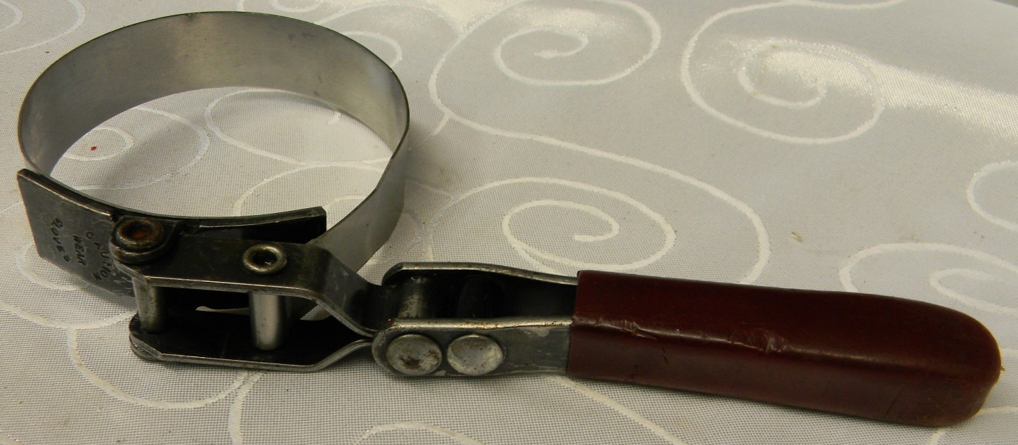 BLUE-POINT SWIVEL HANDLE 3-1/2″-3-7/8″ OIL FILTER STRAP WRENCH #GA340