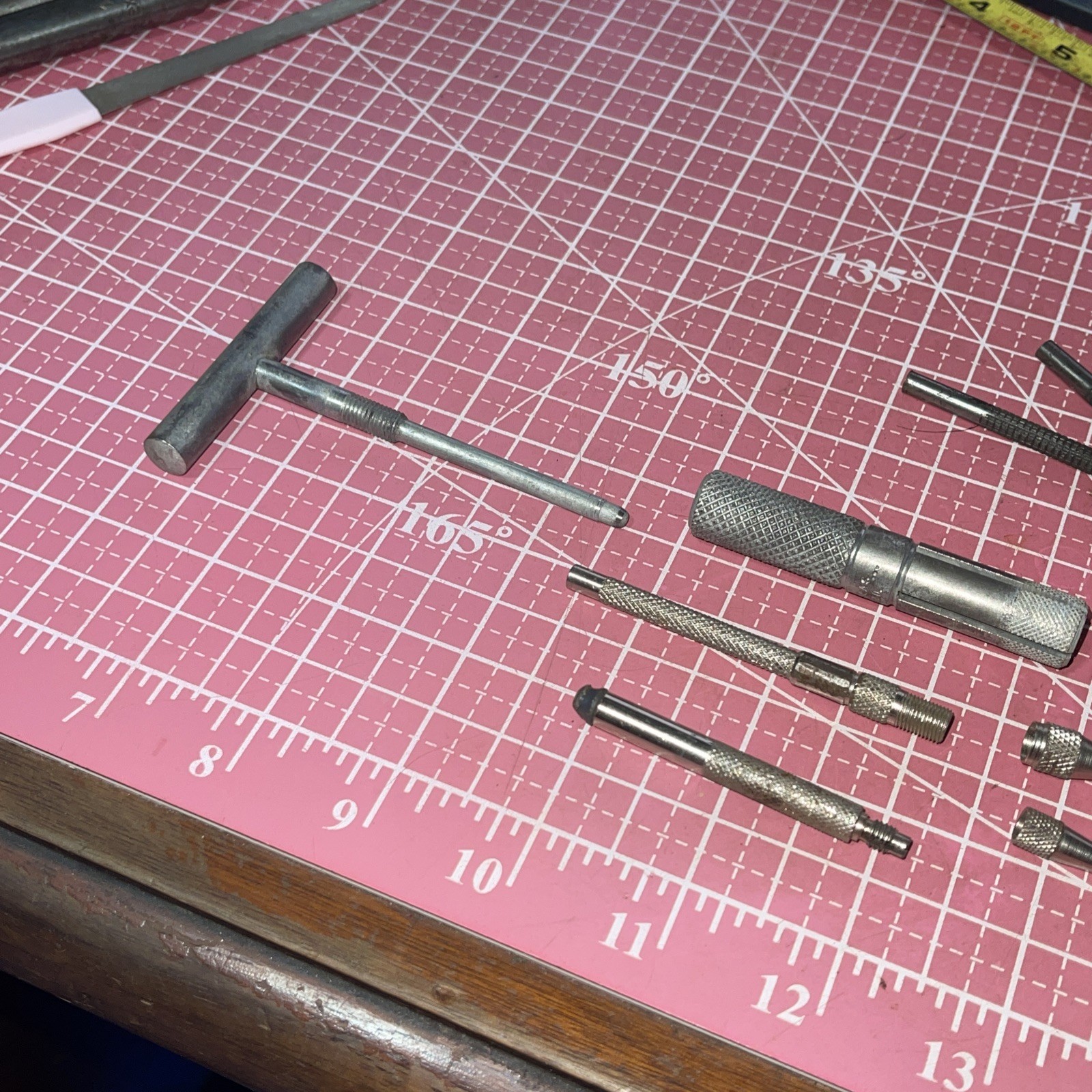 Machinist USA Micro Tool Lot Vintage Knurled MAYHEW General Textron Punch Screw