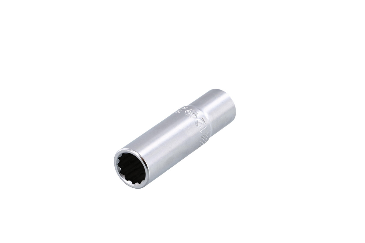 Wiha 33755 12 Point – 3/8″ Drive Deep Socket 12.0mm