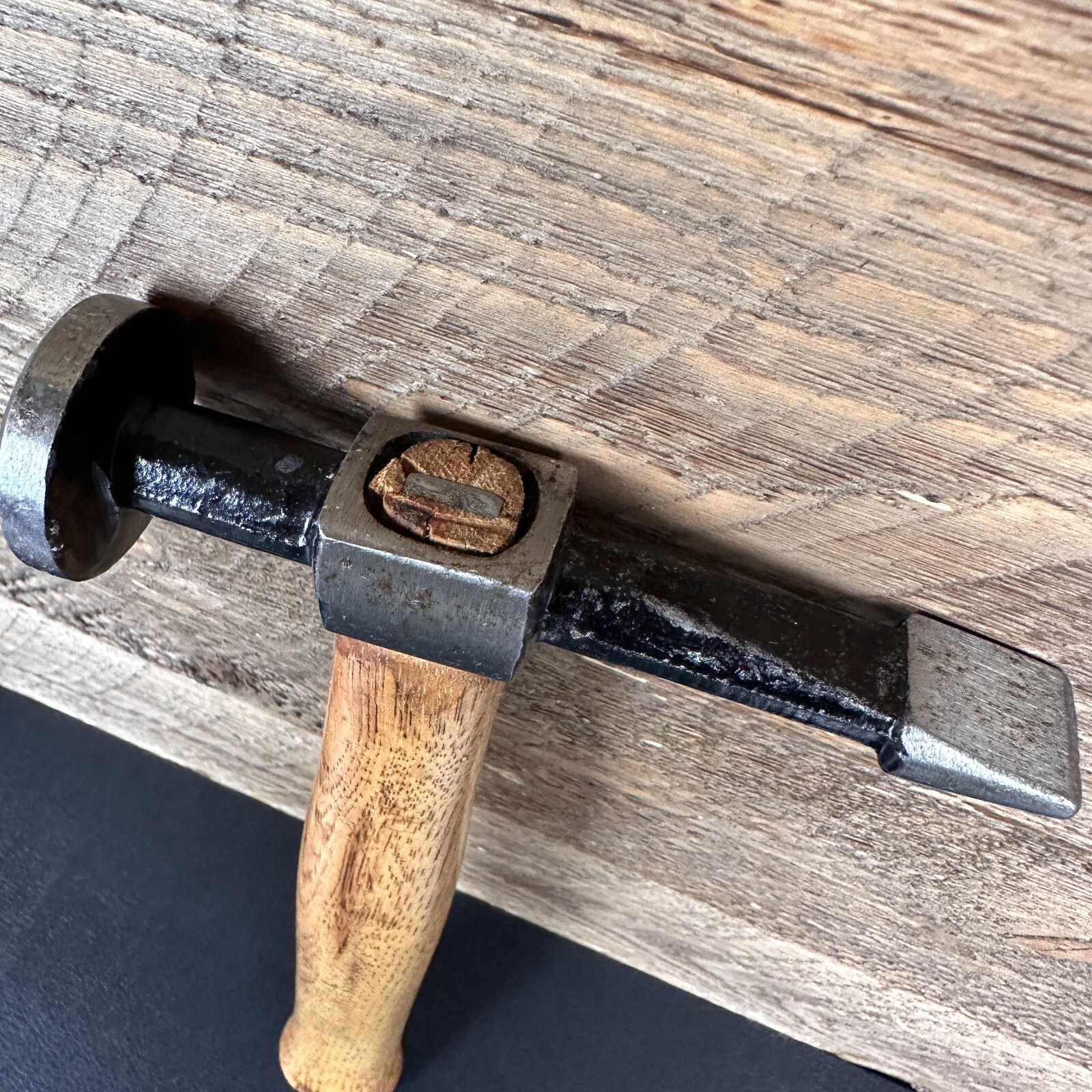 Vintage Auto Body Cross Peen Finishing Hammer 16 oz. Fire Brand